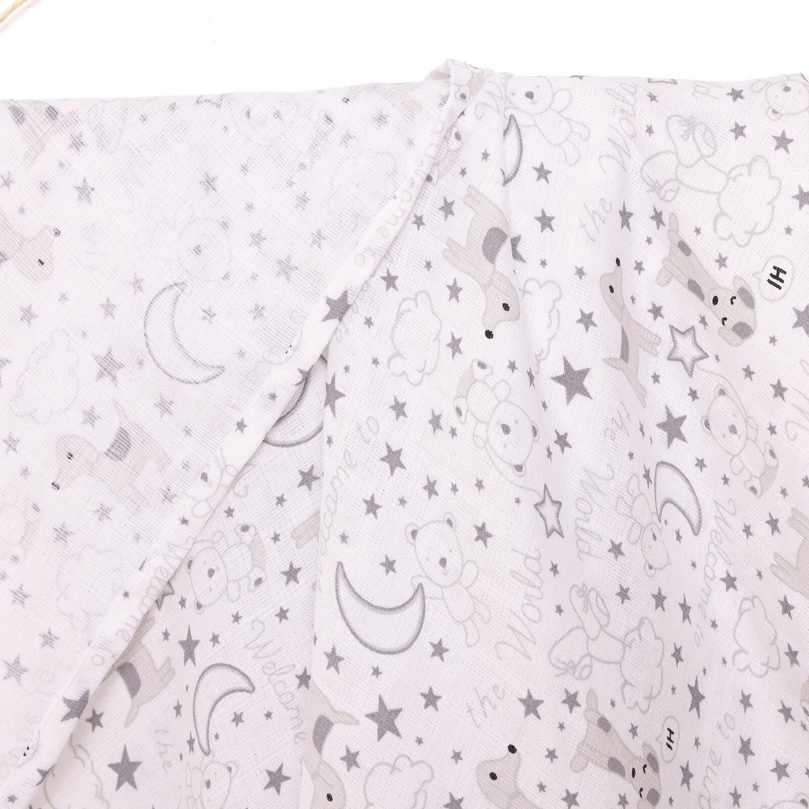 Mollia Unisex Muslin Blanket - Printed - mezetto ebebek ebebek