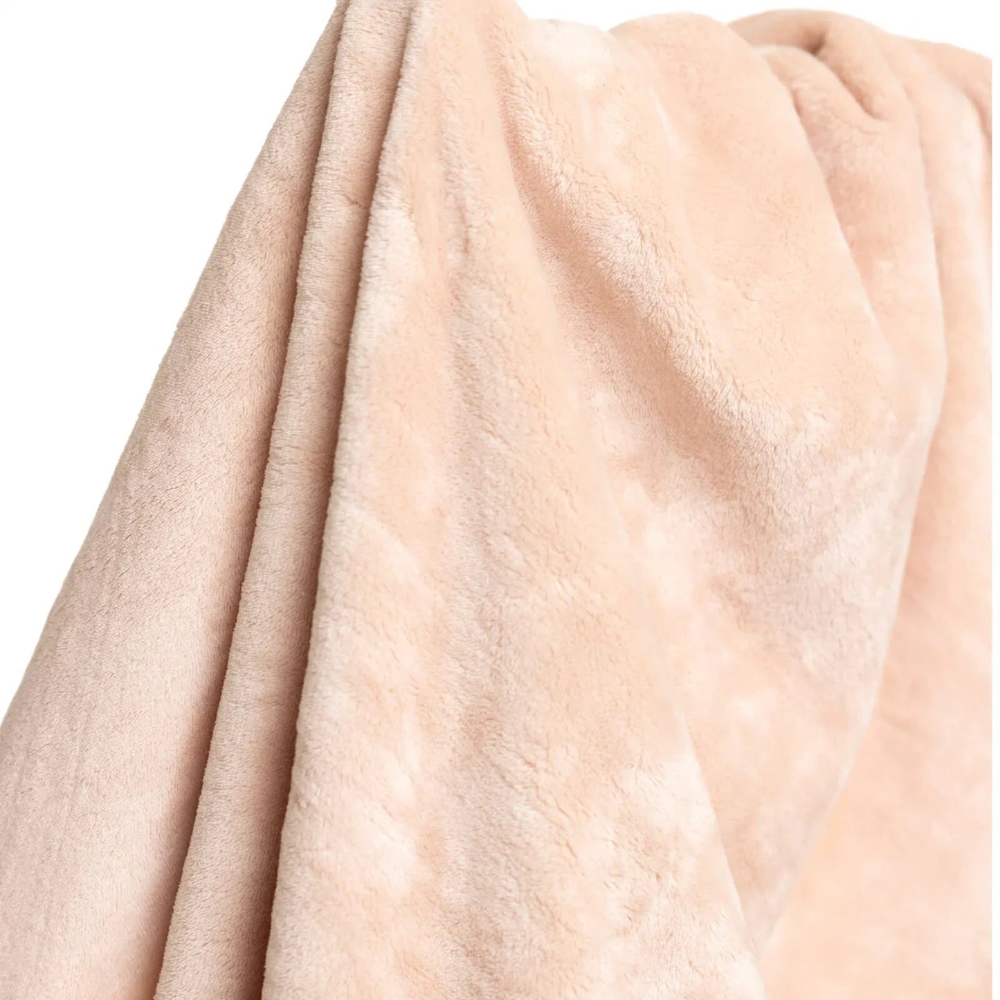 Mollia Welsoft Embroidered Baby Girl Blanket 80x100cm - Pink - mezetto ebebek ebebek