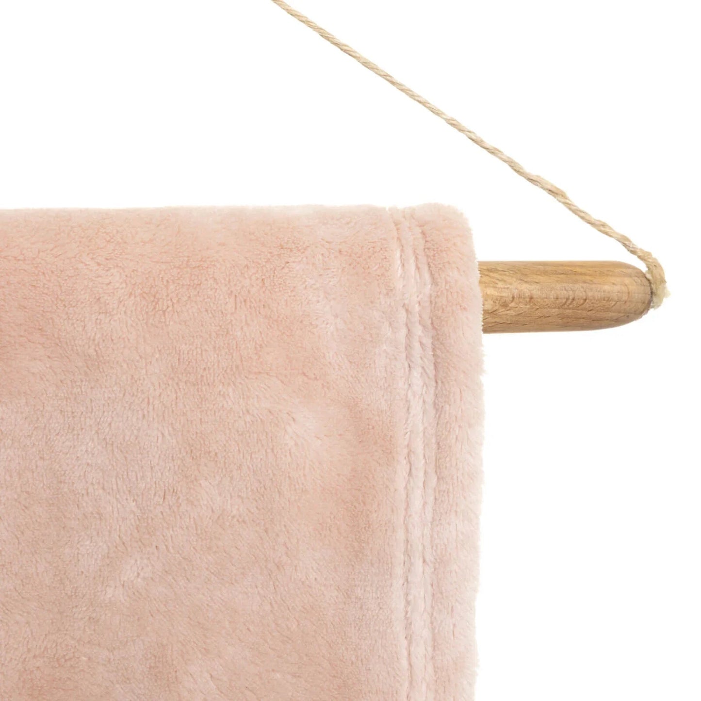 Mollia Welsoft Embroidered Baby Girl Blanket 80x100cm - Pink - mezetto ebebek ebebek