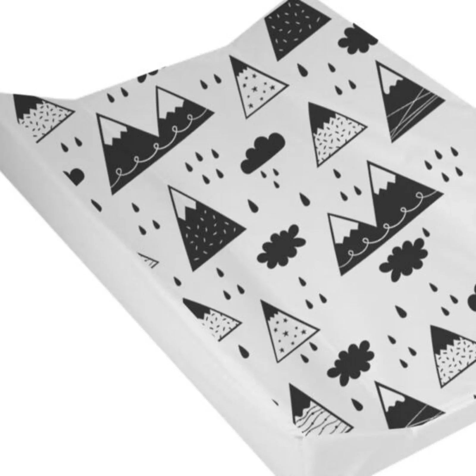 Mollydoo Anti Roll Changing Mat - Mountain Rain - mezetto ebebek ebebek