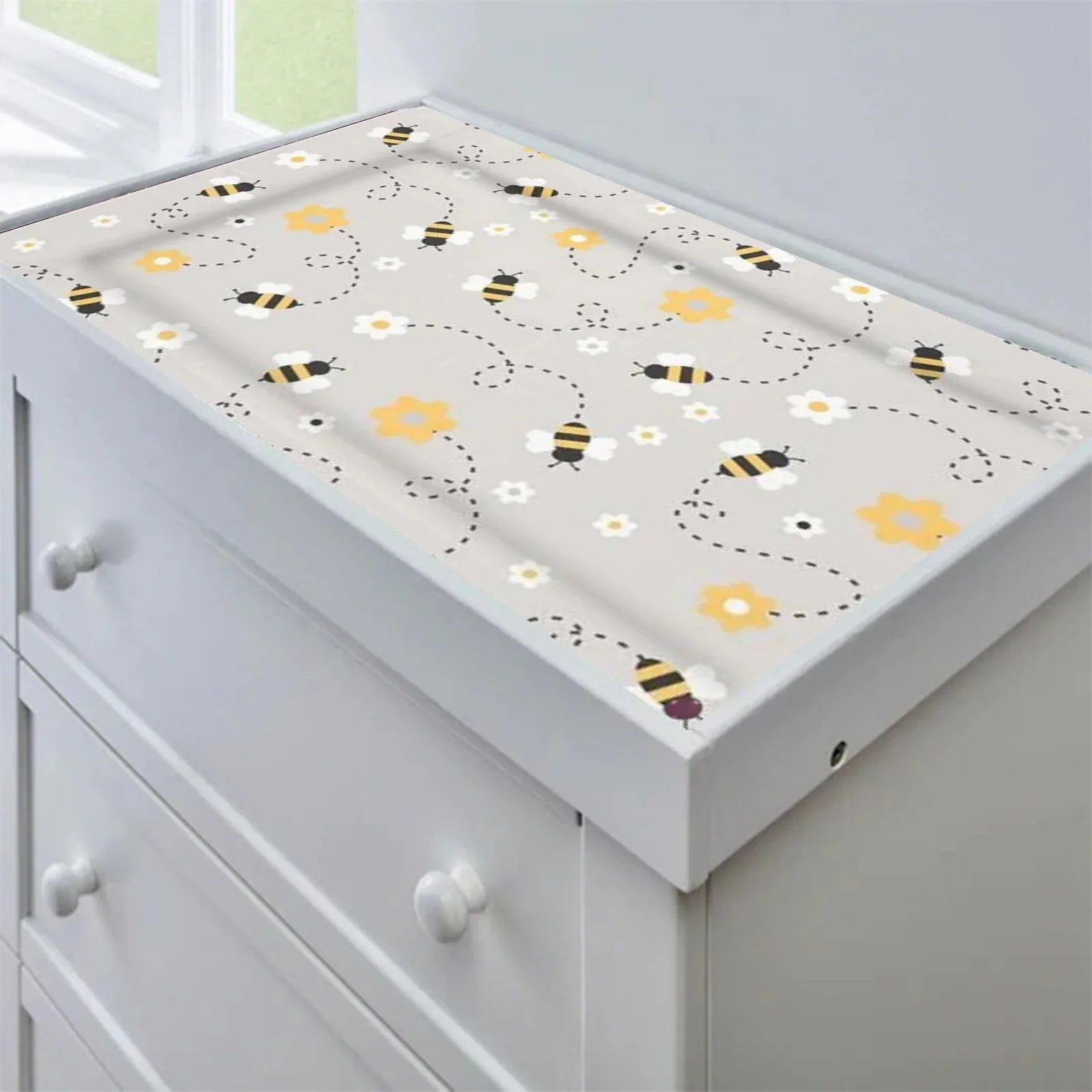 Mollydoo Changing Mat - Bees - mezetto ebebek ebebek