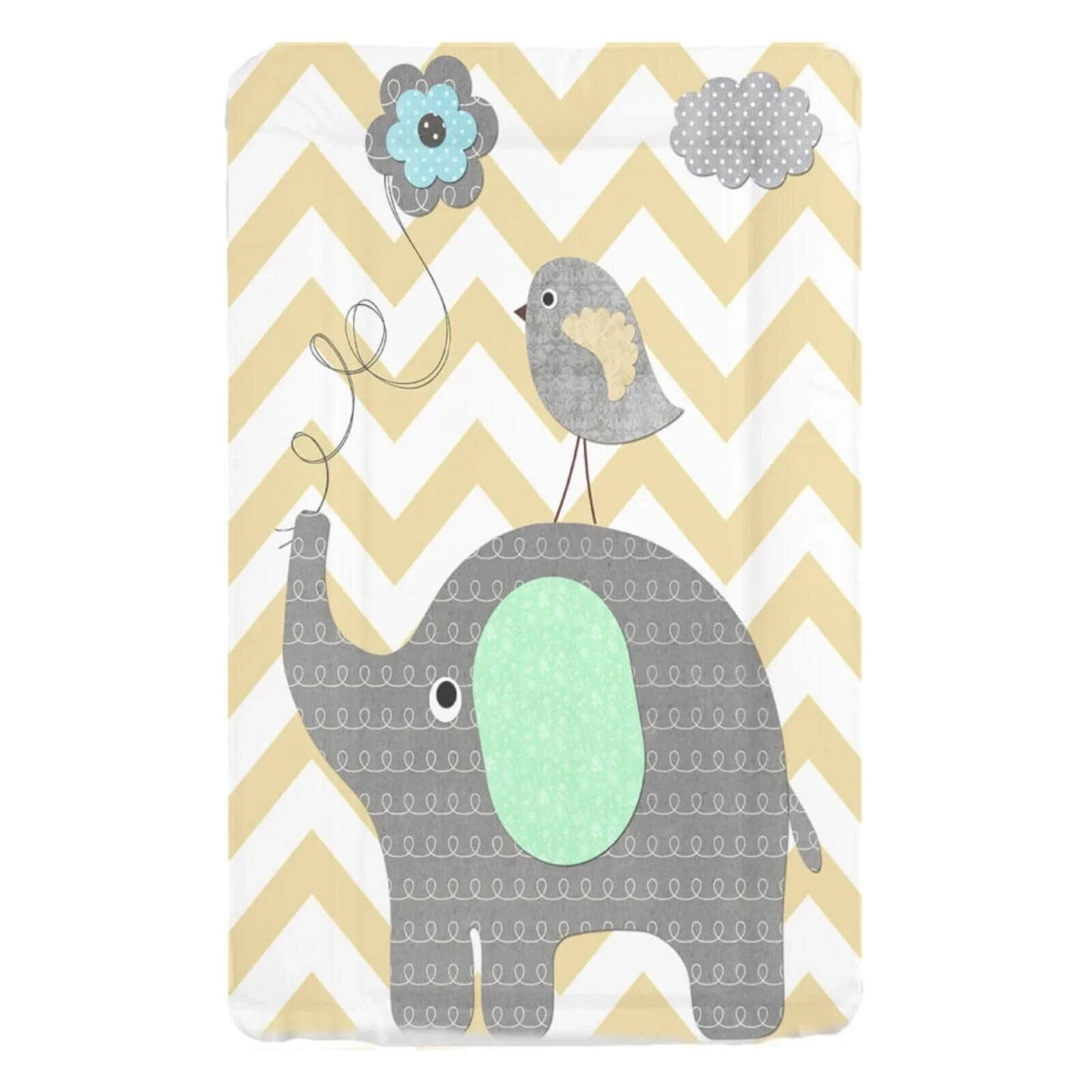Mollydoo Changing Mat - Elephant Chevron - mezetto ebebek ebebek