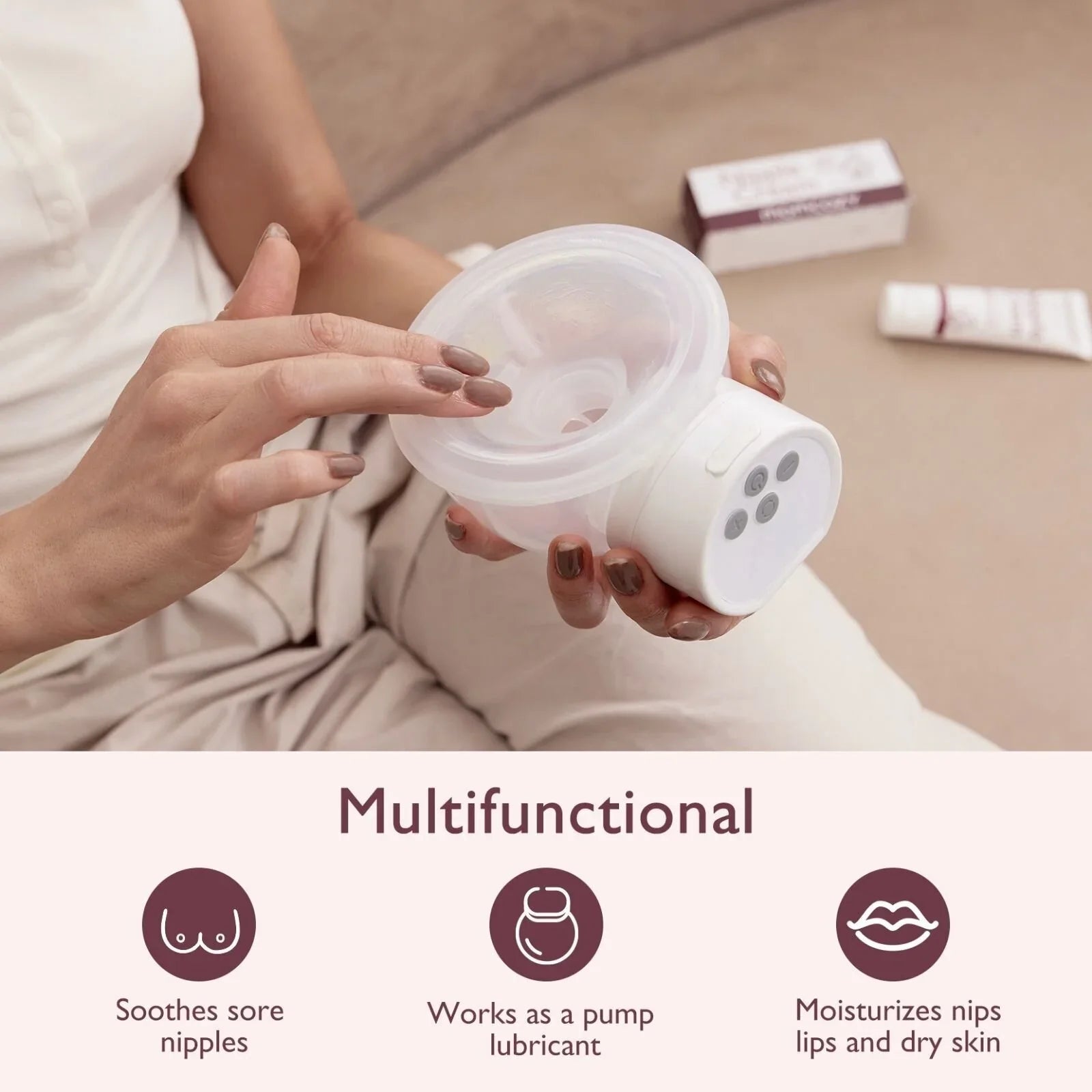 Momcozy 100% Natural Nipple Cream for Breastfeeding 40gr - mezetto ebebek ebebek