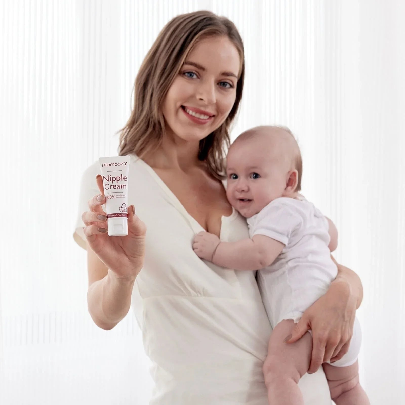 Momcozy 100% Natural Nipple Cream for Breastfeeding 40gr - mezetto ebebek ebebek