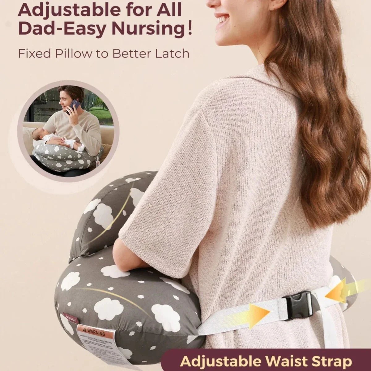 Momcozy Adjustable Nursing Pillow - mezetto ebebek ebebek
