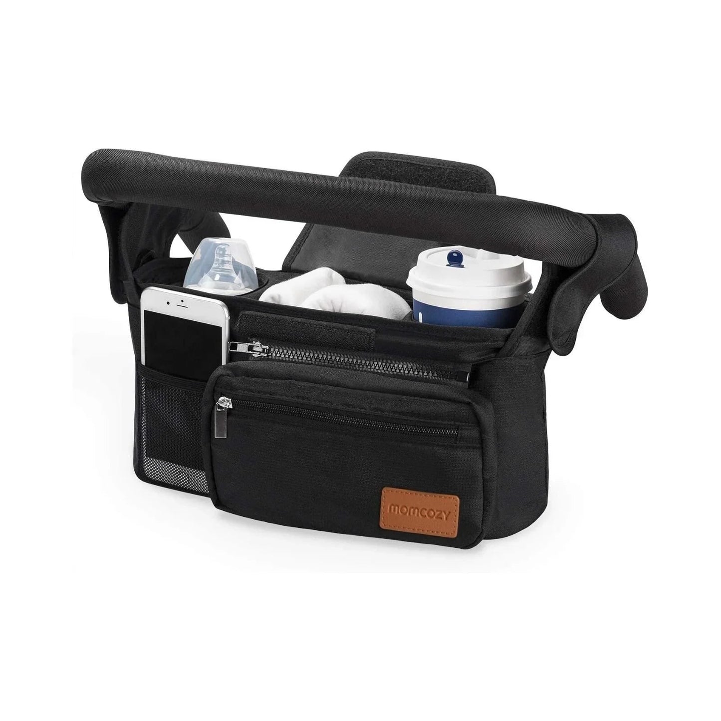 Momcozy All - in - One Stroller Organizer - Black - mezetto ebebek ebebek