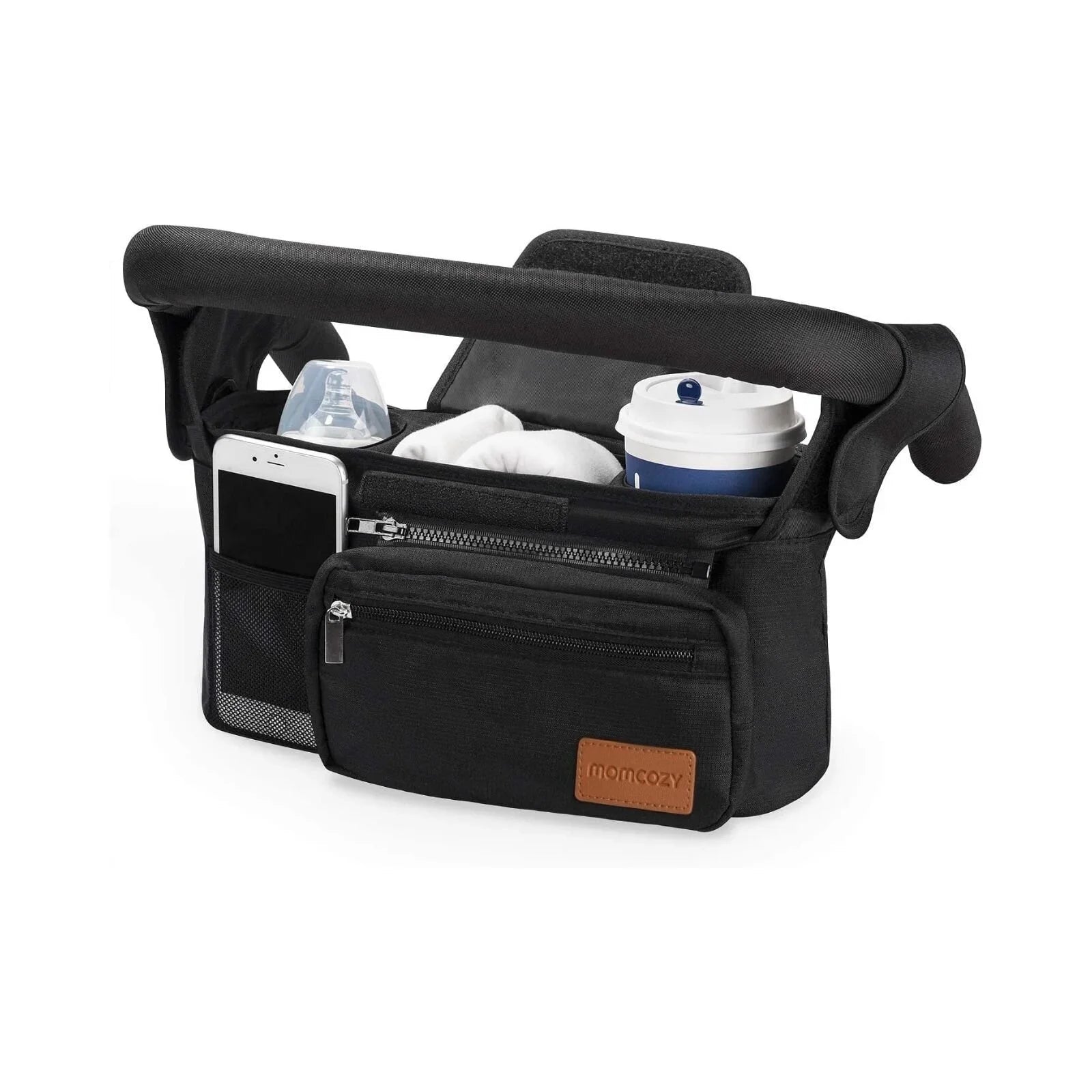 Momcozy All - in - One Stroller Organizer - Black - mezetto ebebek ebebek