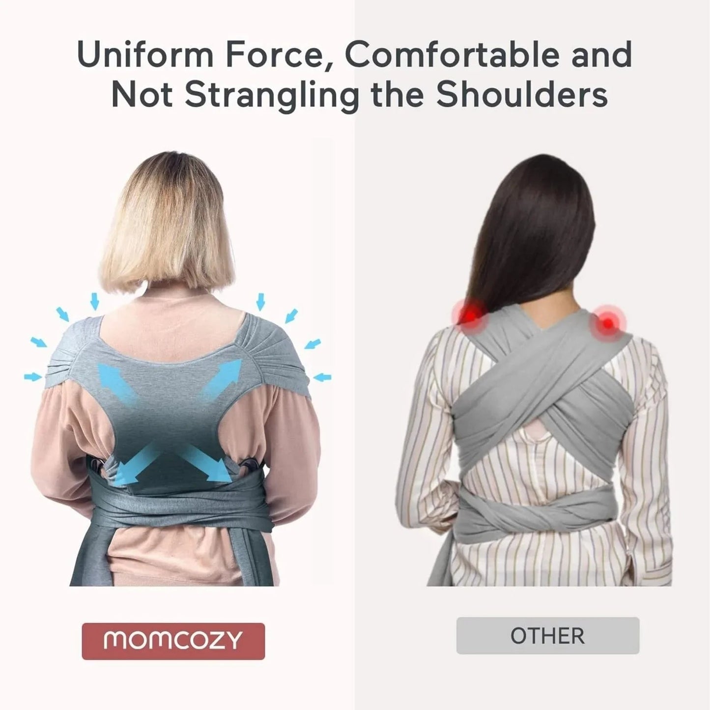 Momcozy Baby Carrier - Gradient Blue - mezetto ebebek ebebek