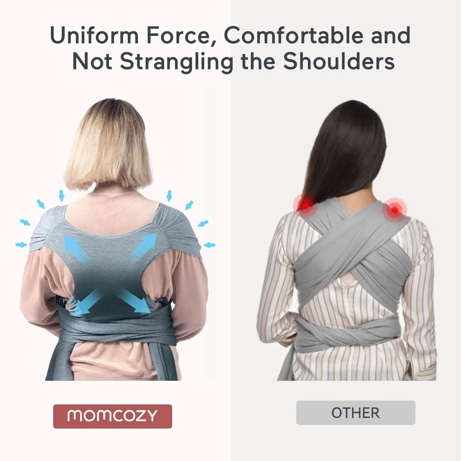 Momcozy Baby Carrier - Gradient Blue - mezetto ebebek ebebek