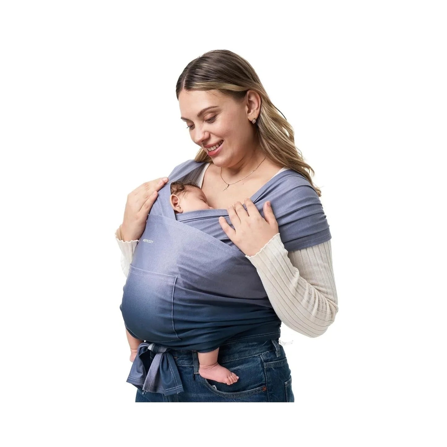 Momcozy Baby Carrier - Gradient Blue - mezetto ebebek ebebek