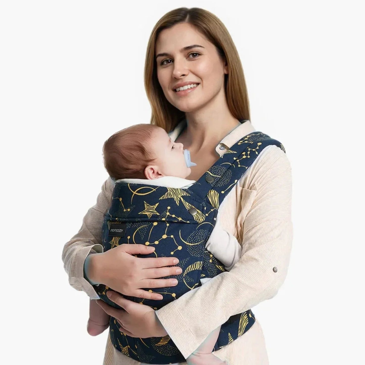 Momcozy Baby Carrier Newborn to Toddler Cotton - Starry Night - mezetto ebebek ebebek