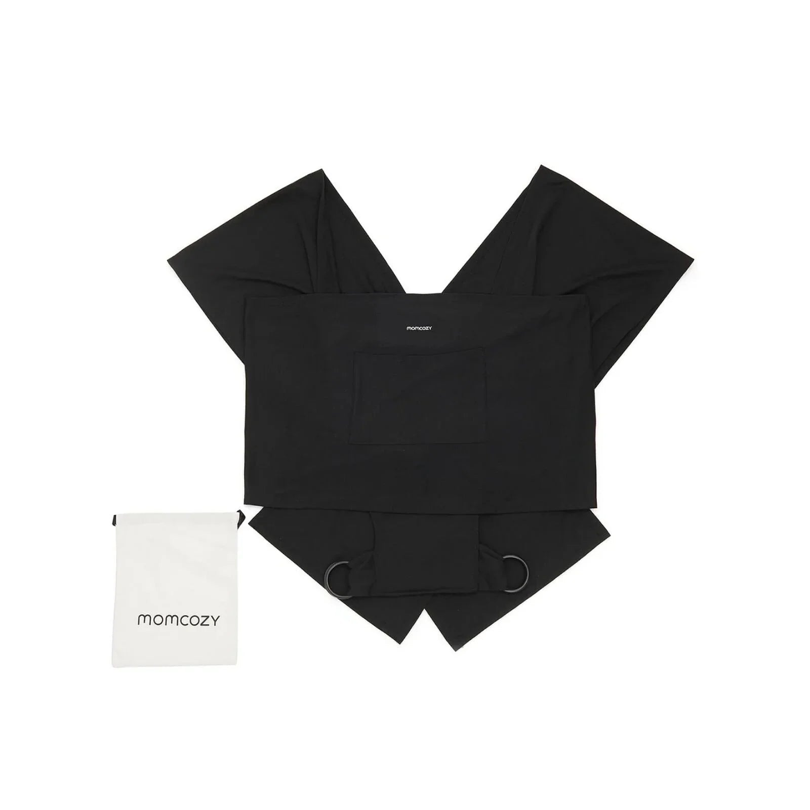 Momcozy Baby Wrap Carrier - Black - mezetto ebebek ebebek