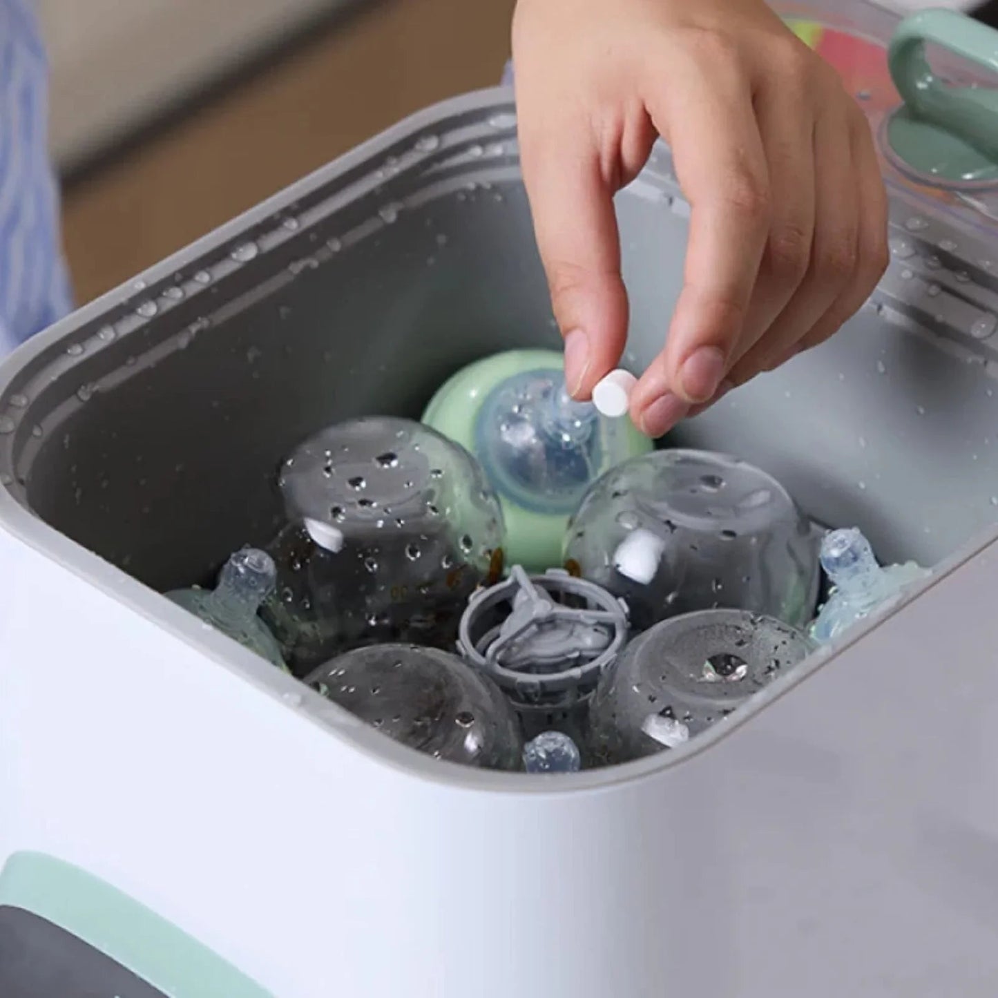 Momcozy KleanPal Pro Baby Bottle Washer & Steriliser & Dryer - mezetto ebebek ebebek