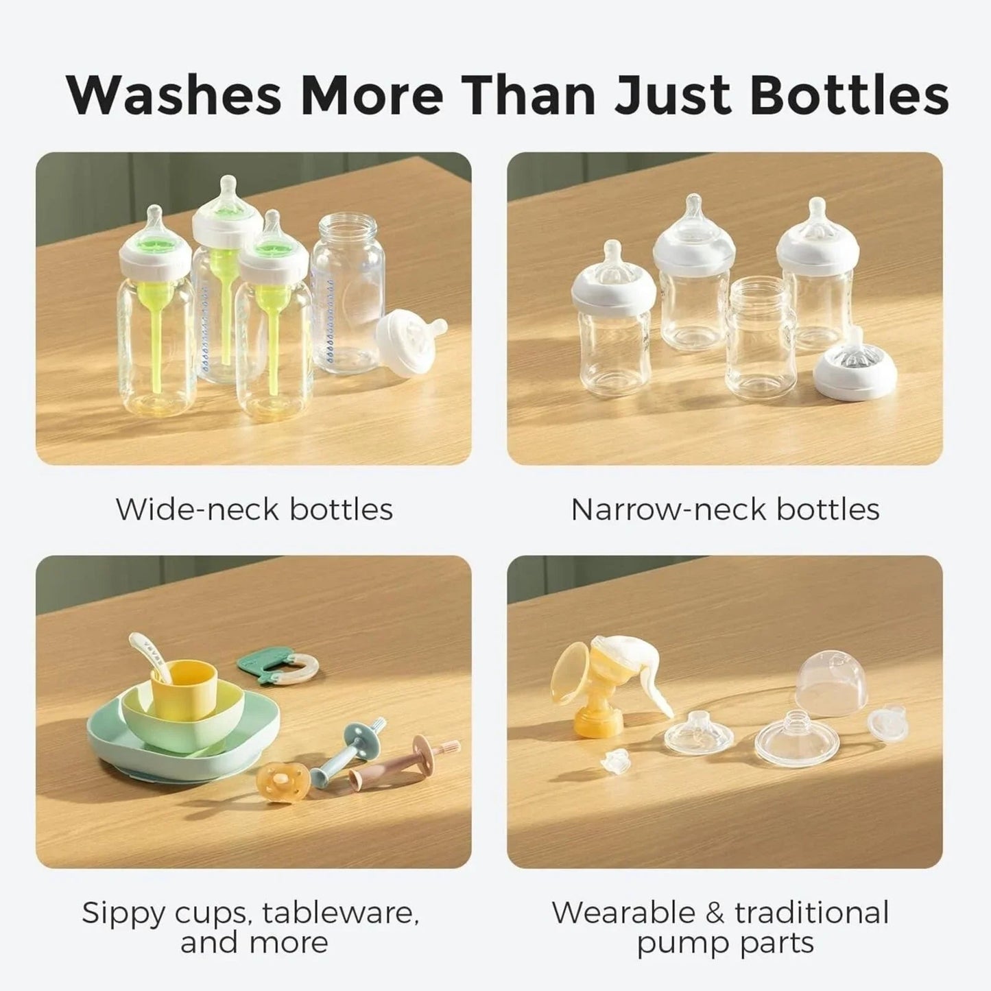 Momcozy KleanPal Pro Baby Bottle Washer & Steriliser & Dryer - mezetto ebebek ebebek