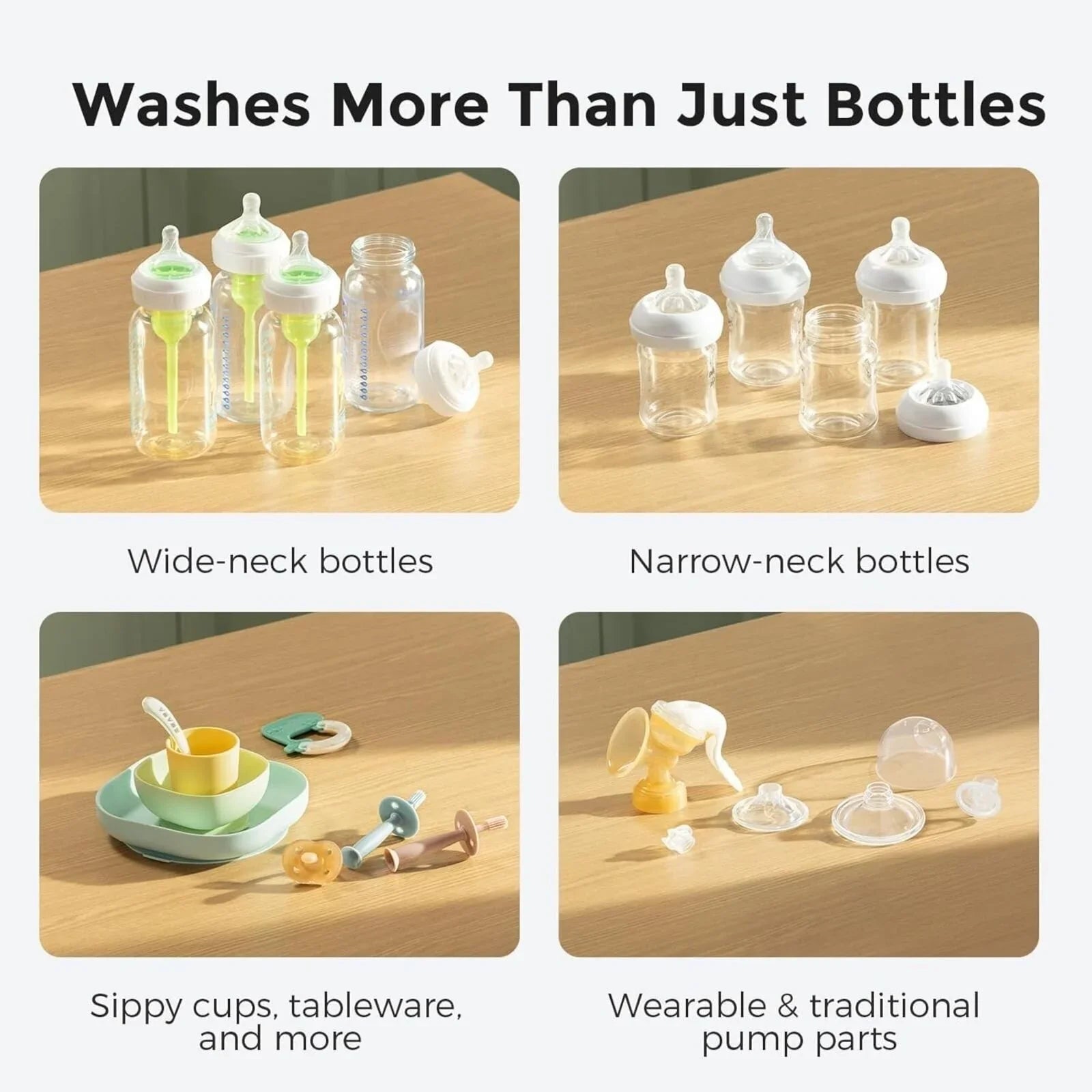 Momcozy KleanPal Pro Baby Bottle Washer & Steriliser & Dryer - mezetto ebebek ebebek