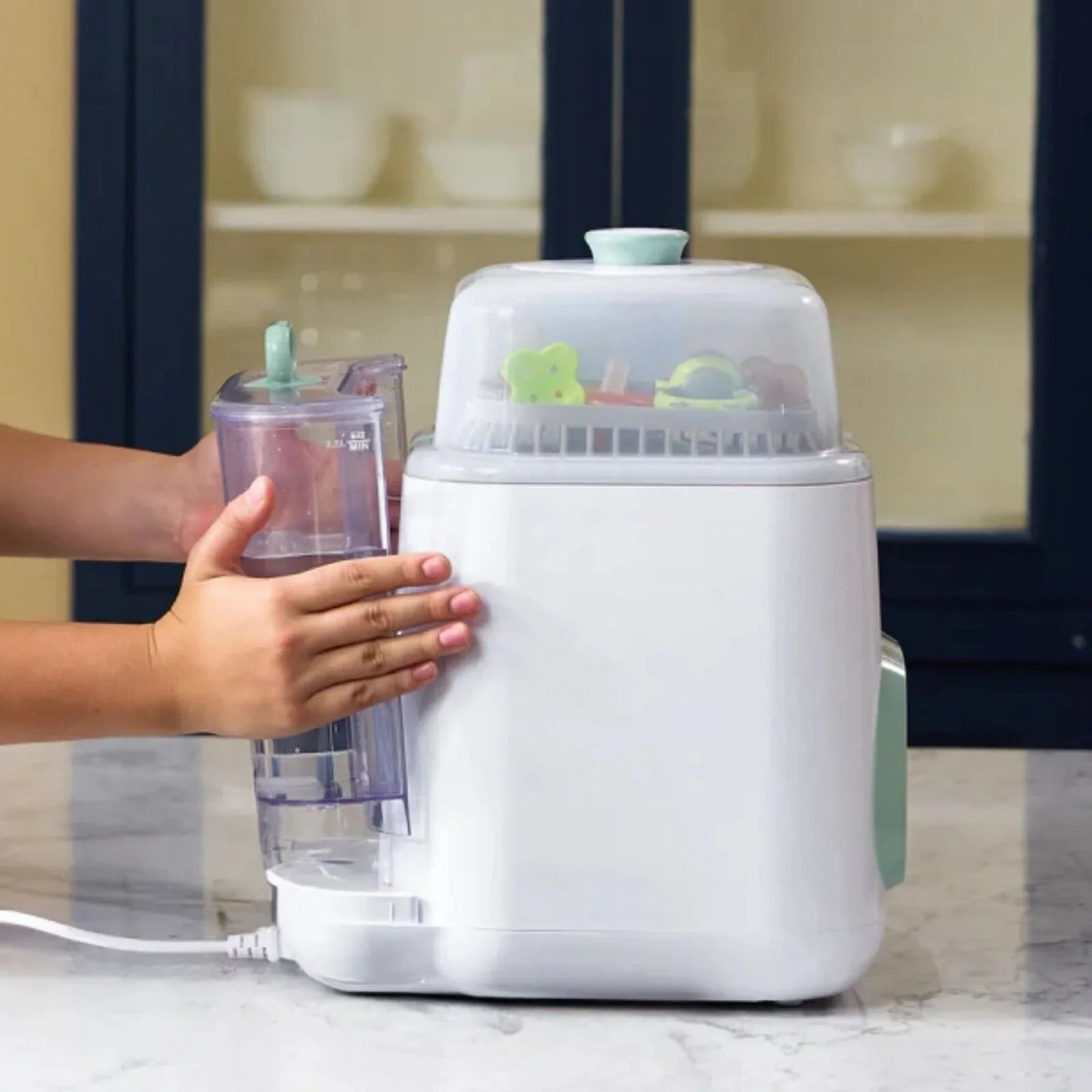 Momcozy KleanPal Pro Baby Bottle Washer & Steriliser & Dryer - mezetto ebebek ebebek