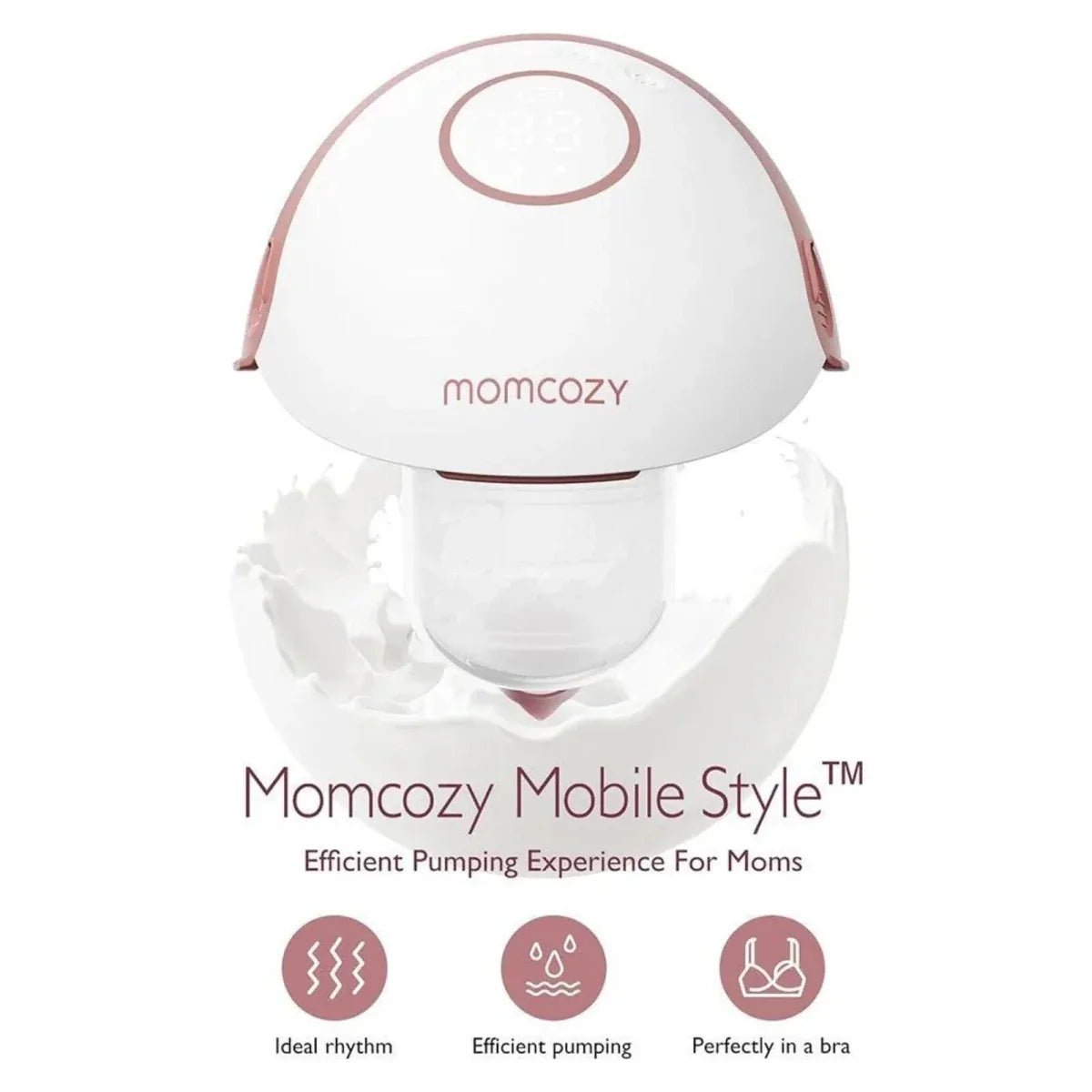 Momcozy M6 Mobile Style Double Wearable Electric Breast Pump - mezetto ebebek ebebek