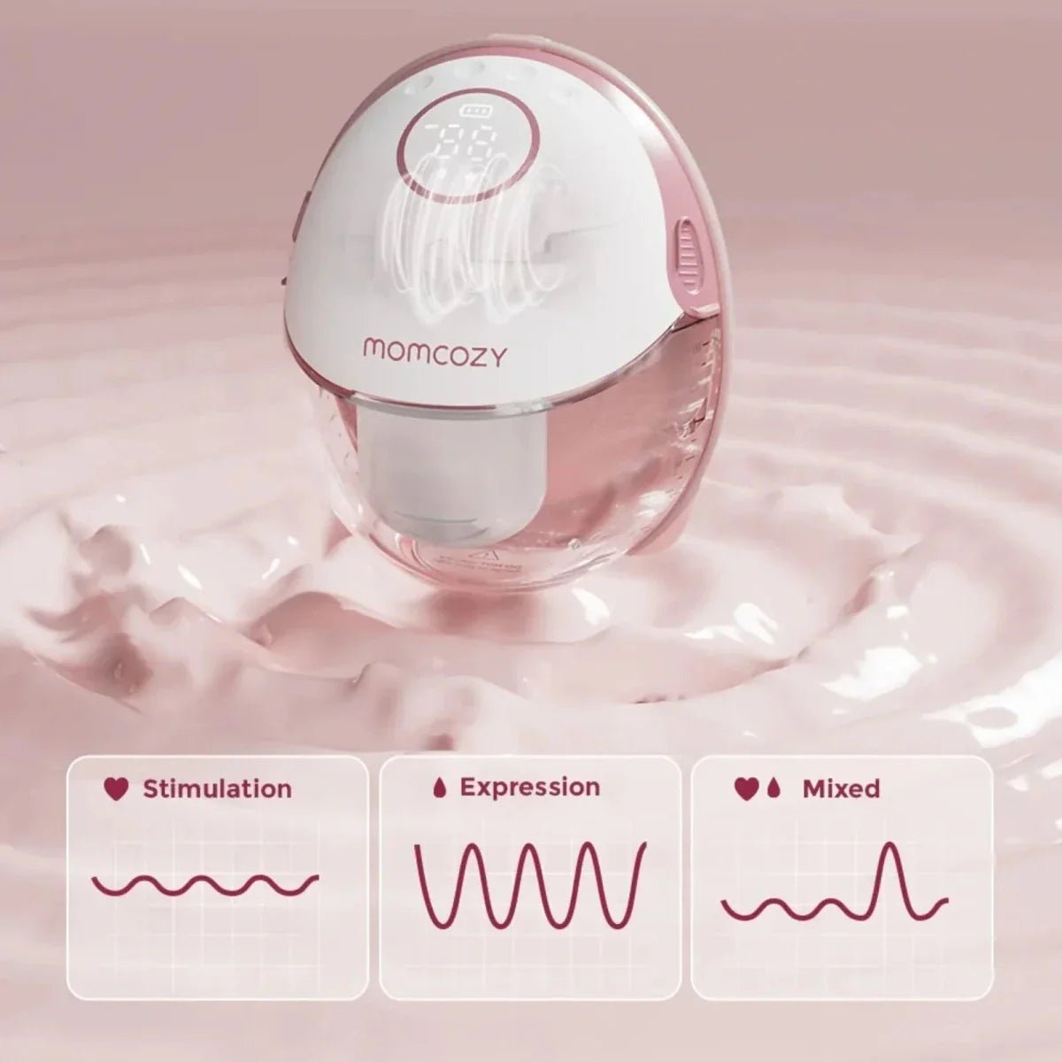 Momcozy M6 Mobile Style Double Wearable Electric Breast Pump - mezetto ebebek ebebek