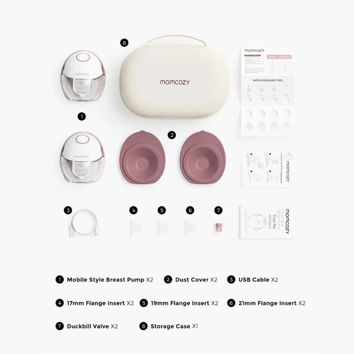 Momcozy M6 Mobile Style Double Wearable Electric Breast Pump - mezetto ebebek ebebek