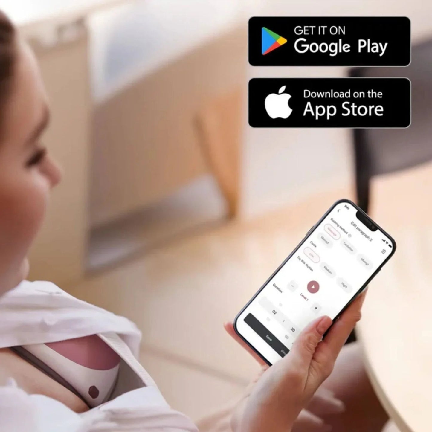Momcozy M9 Mobile Flow Double Breast Pump - mezetto ebebek ebebek
