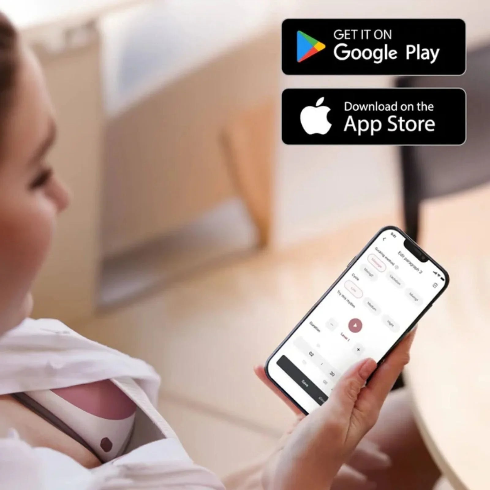 Momcozy M9 Mobile Flow Double Breast Pump - mezetto ebebek ebebek