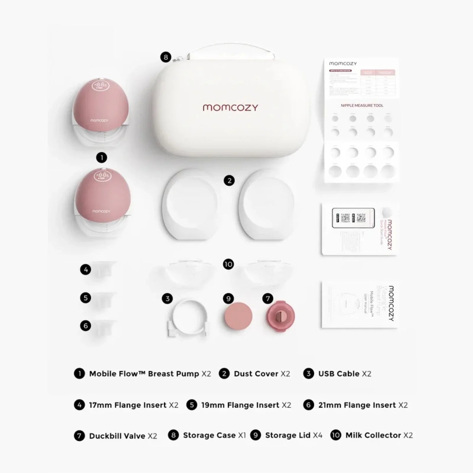 Momcozy M9 Mobile Flow Double Breast Pump - mezetto ebebek ebebek