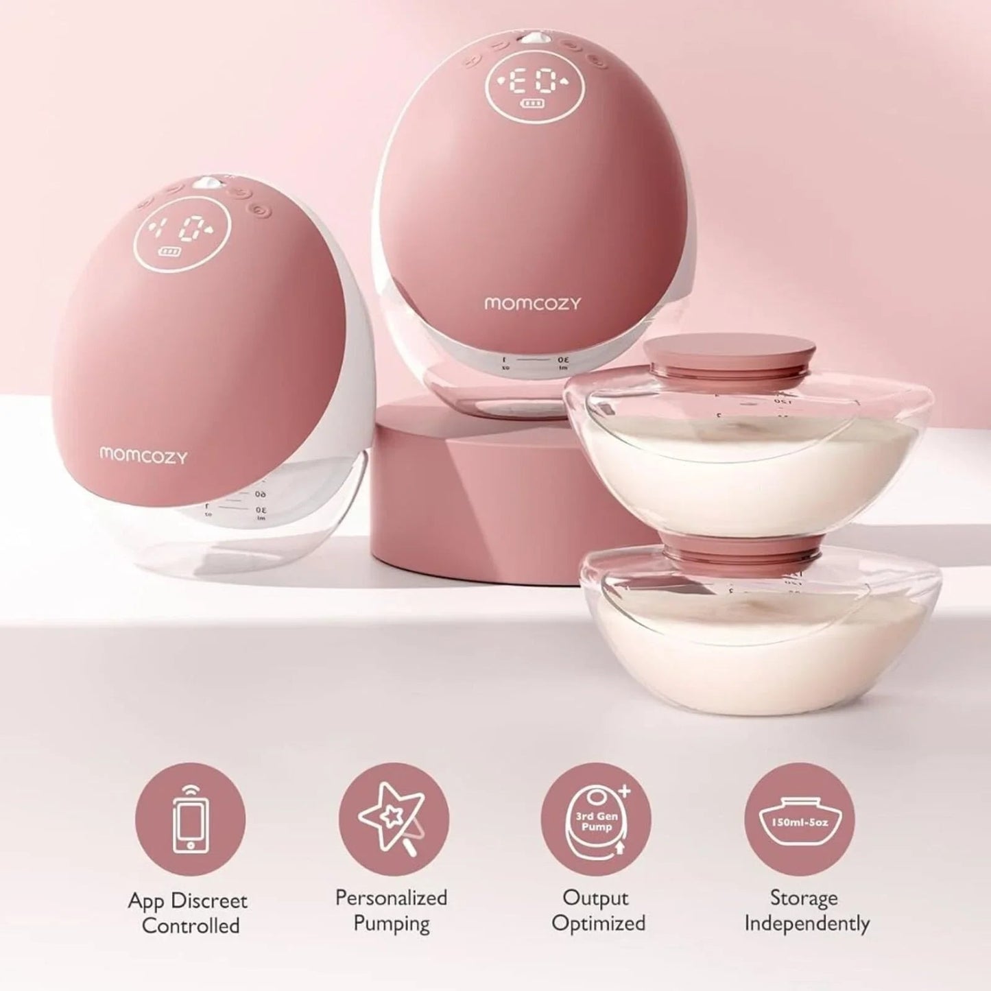 Momcozy M9 Mobile Flow Double Breast Pump - mezetto ebebek ebebek
