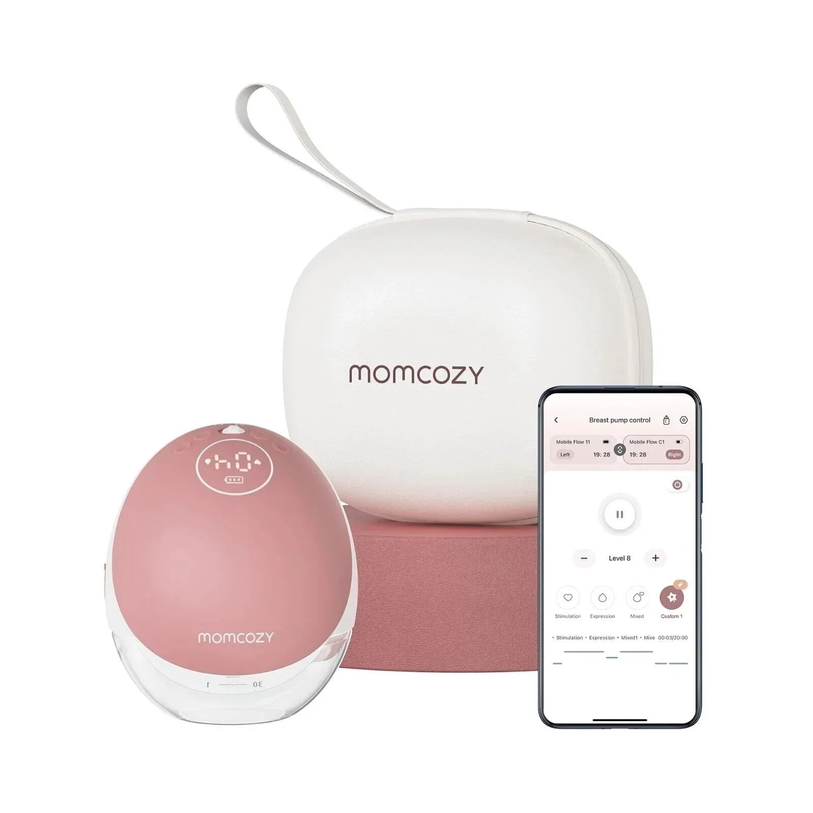 Momcozy M9 Mobile Flow Single Electric Breast Pump - mezetto ebebek ebebek