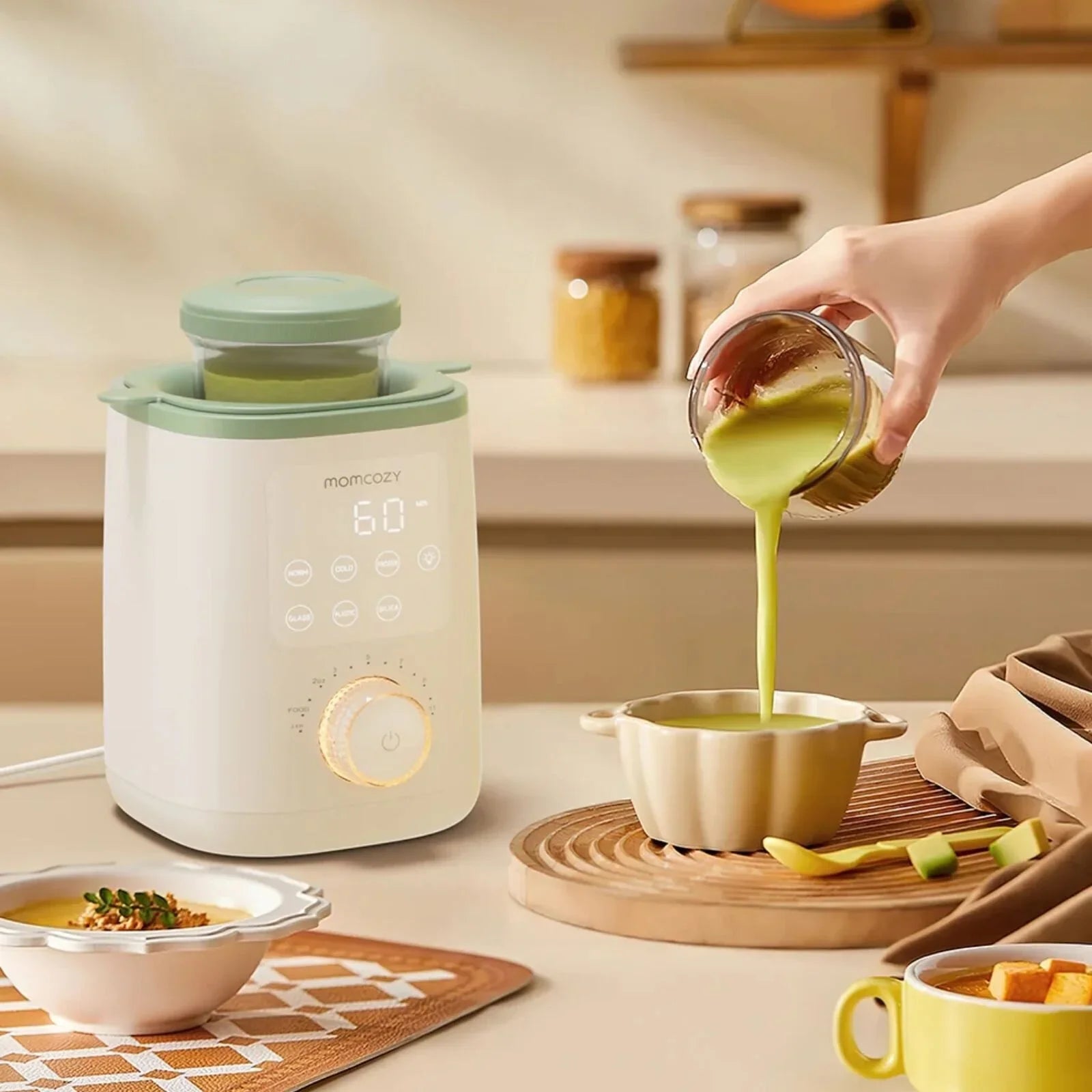 Momcozy Nutri Smart Analog Baby Bottle Warmer - mezetto ebebek ebebek