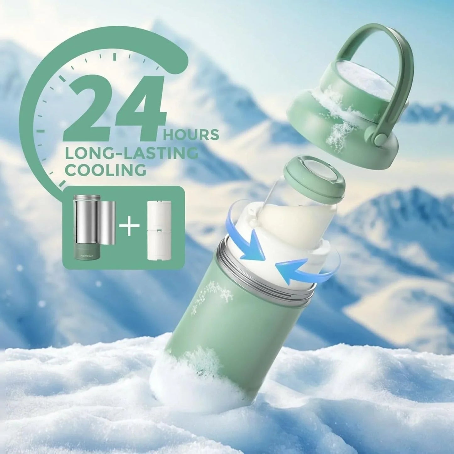 Momcozy Portable Breast Milk Cooler - mezetto ebebek ebebek