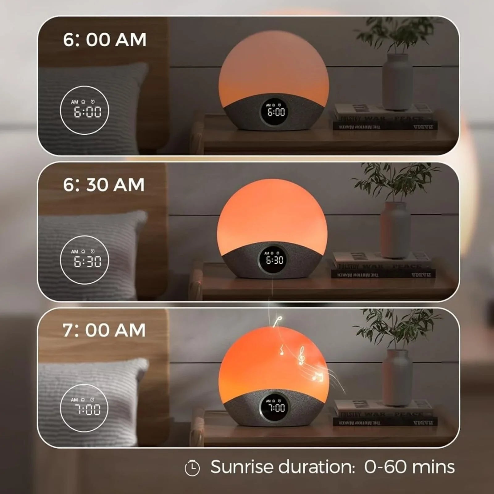 Momcozy Sunrise Echo Sound Machine Nightlight & Alarm Clock - mezetto ebebek ebebek