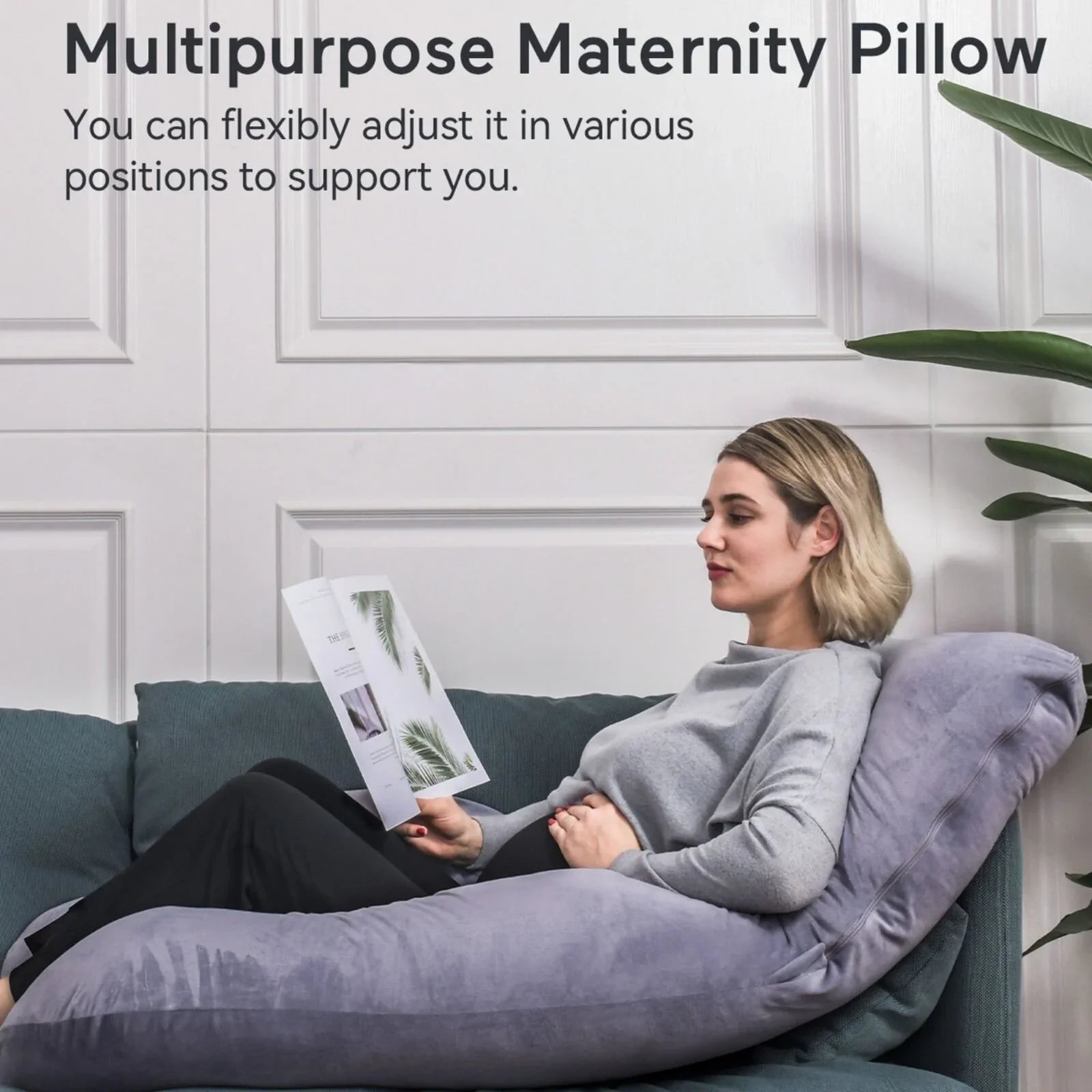 Momcozy U Shaped Maternity Pillow - mezetto ebebek ebebek