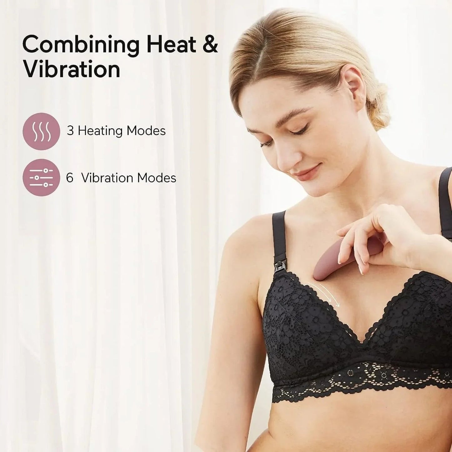 Momcozy Warming and Vibrating Lactation Massager - mezetto ebebek ebebek