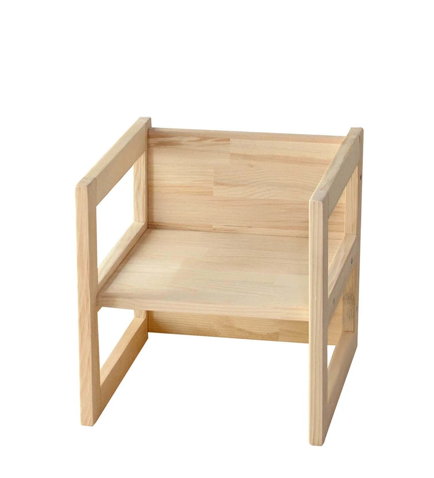 Montessori Wooden Convertable Table & Chair 36,1 cm (W) x 33,7 cm (H) x 36,6 cm (L) - mezetto ebebek ebebek