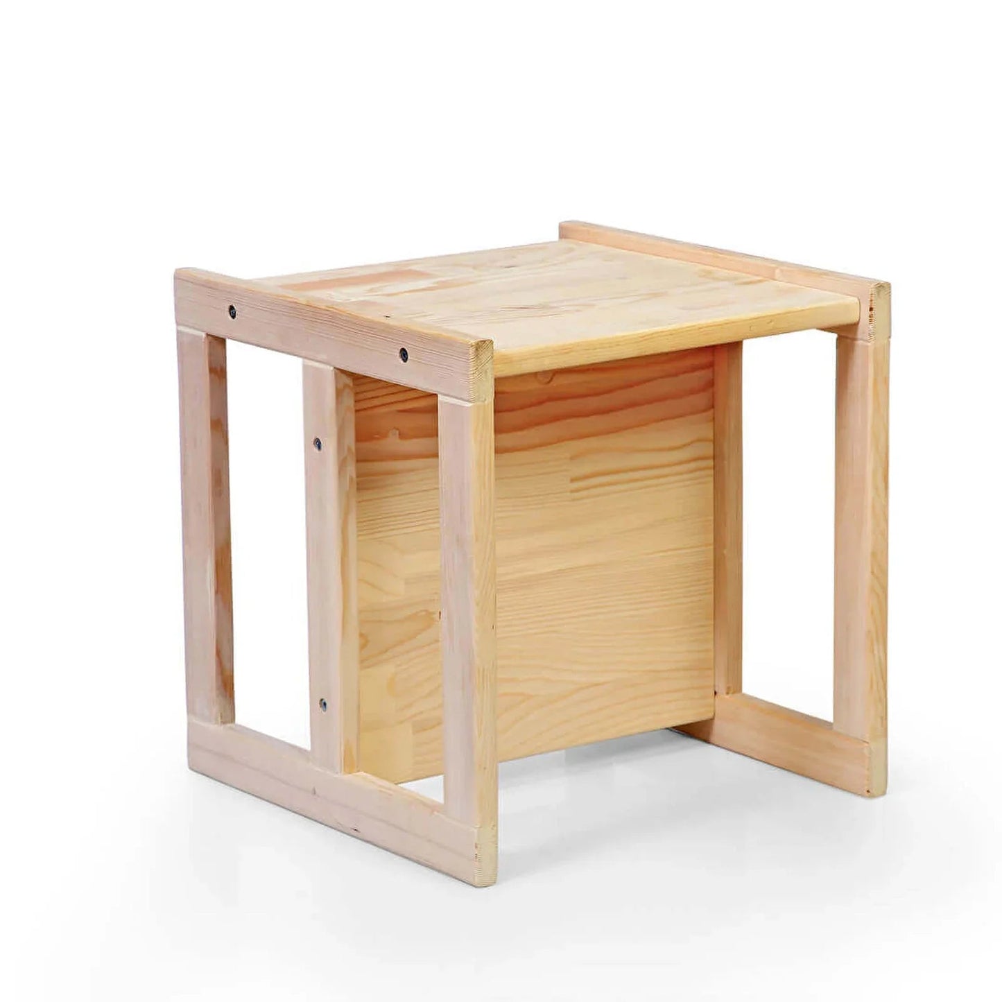 Montessori Wooden Convertable Table & Chair 36,1 cm (W) x 33,7 cm (H) x 36,6 cm (L) - mezetto ebebek ebebek