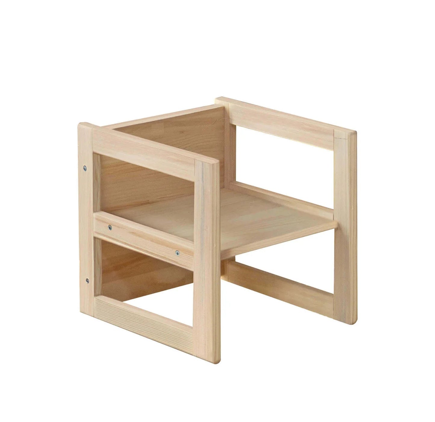 Montessori Wooden Convertable Table & Chair 36,1 cm (W) x 33,7 cm (H) x 36,6 cm (L) - mezetto ebebek ebebek