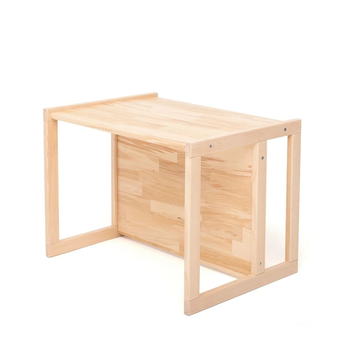 Montessori Wooden Convertable Table & Chair 36,6 cm (W) x 47 cm (H) x 64,5 cm (L) - mezetto ebebek ebebek