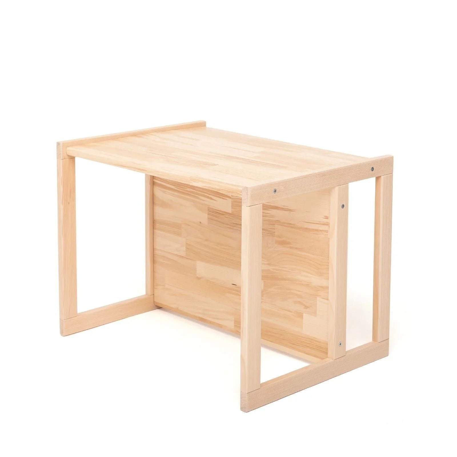 Montessori Wooden Convertable Table & Chair 36,6 cm (W) x 47 cm (H) x 64,5 cm (L) - mezetto ebebek ebebek