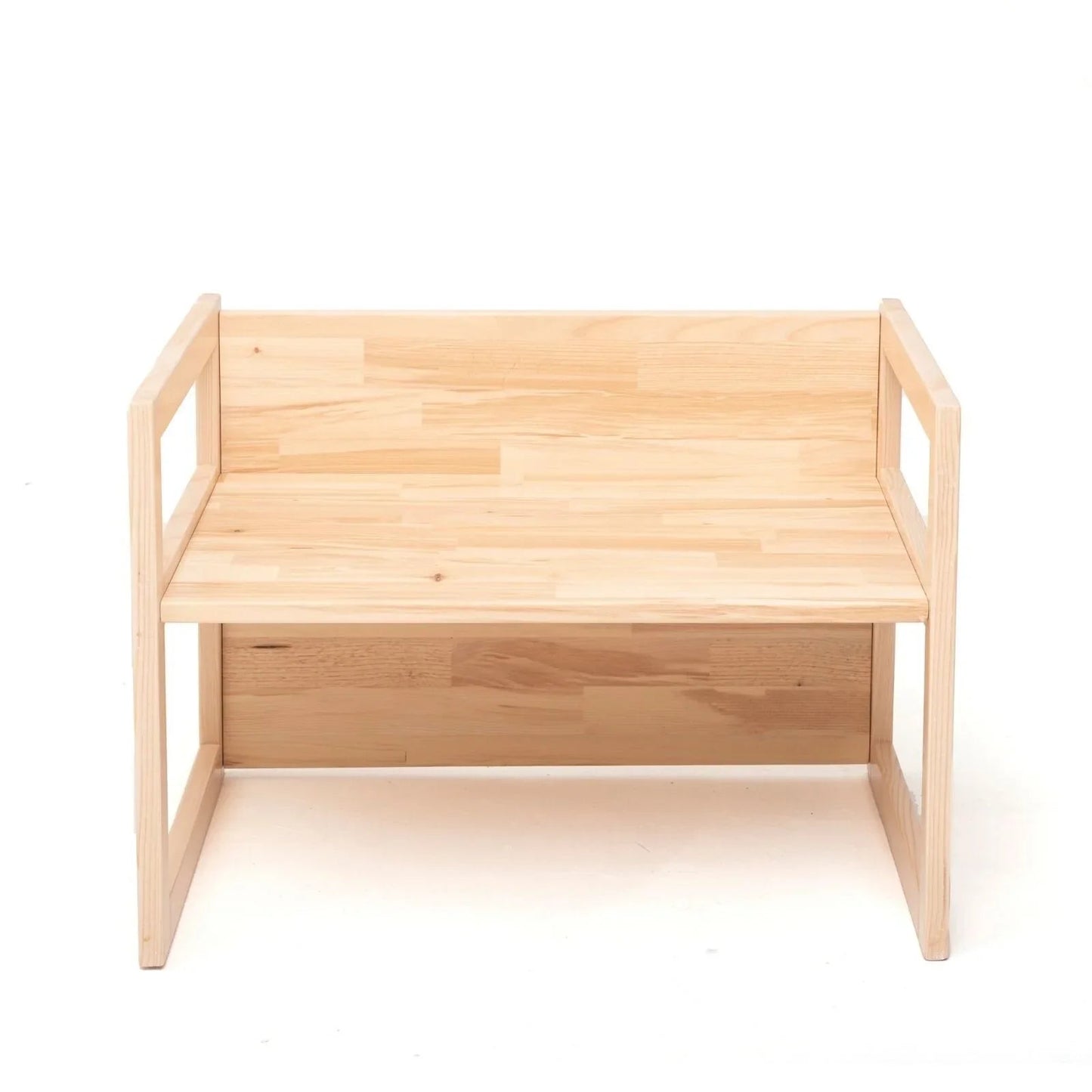 Montessori Wooden Convertable Table & Chair 36,6 cm (W) x 47 cm (H) x 64,5 cm (L) - mezetto ebebek ebebek