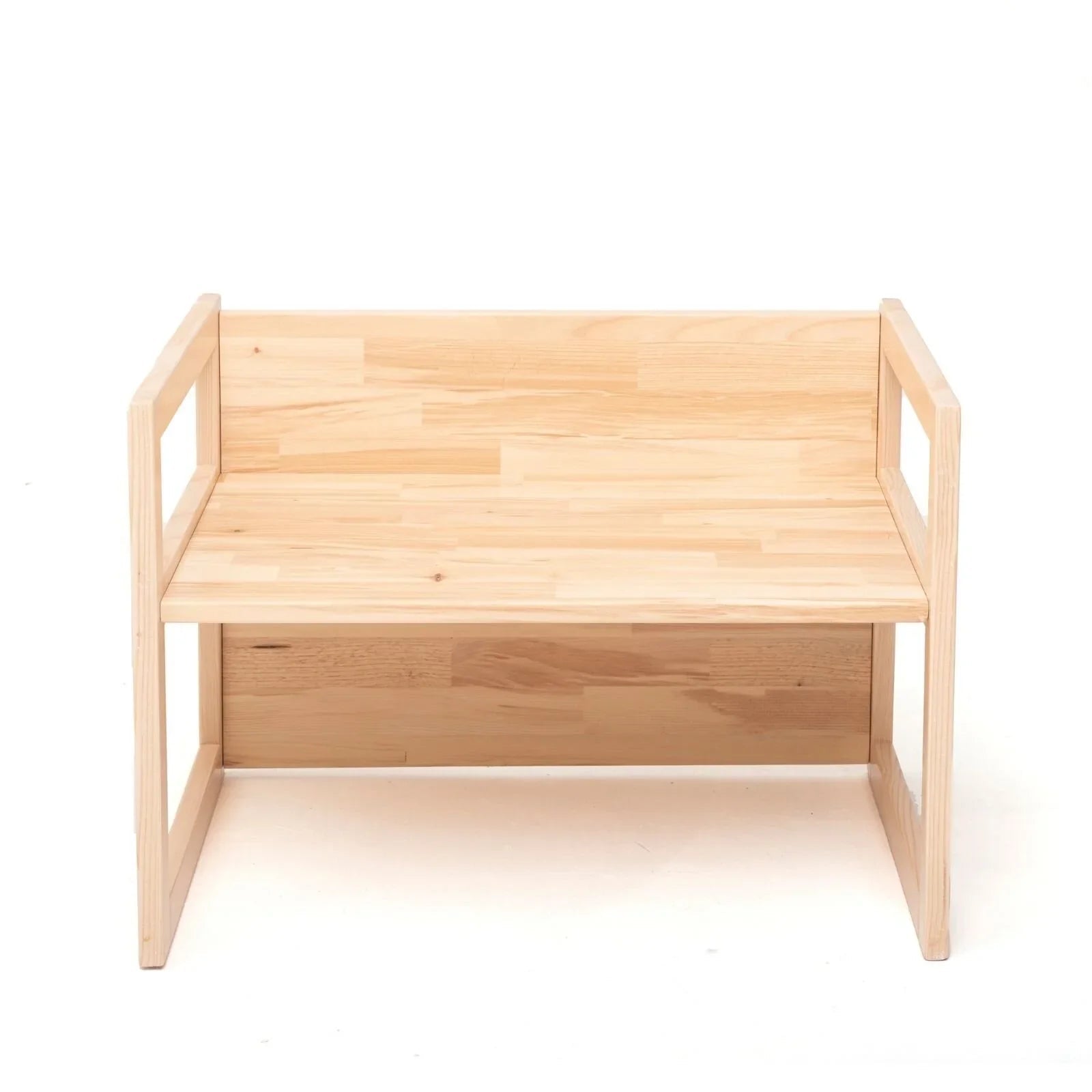 Montessori Wooden Convertable Table & Chair 36,6 cm (W) x 47 cm (H) x 64,5 cm (L) - mezetto ebebek ebebek