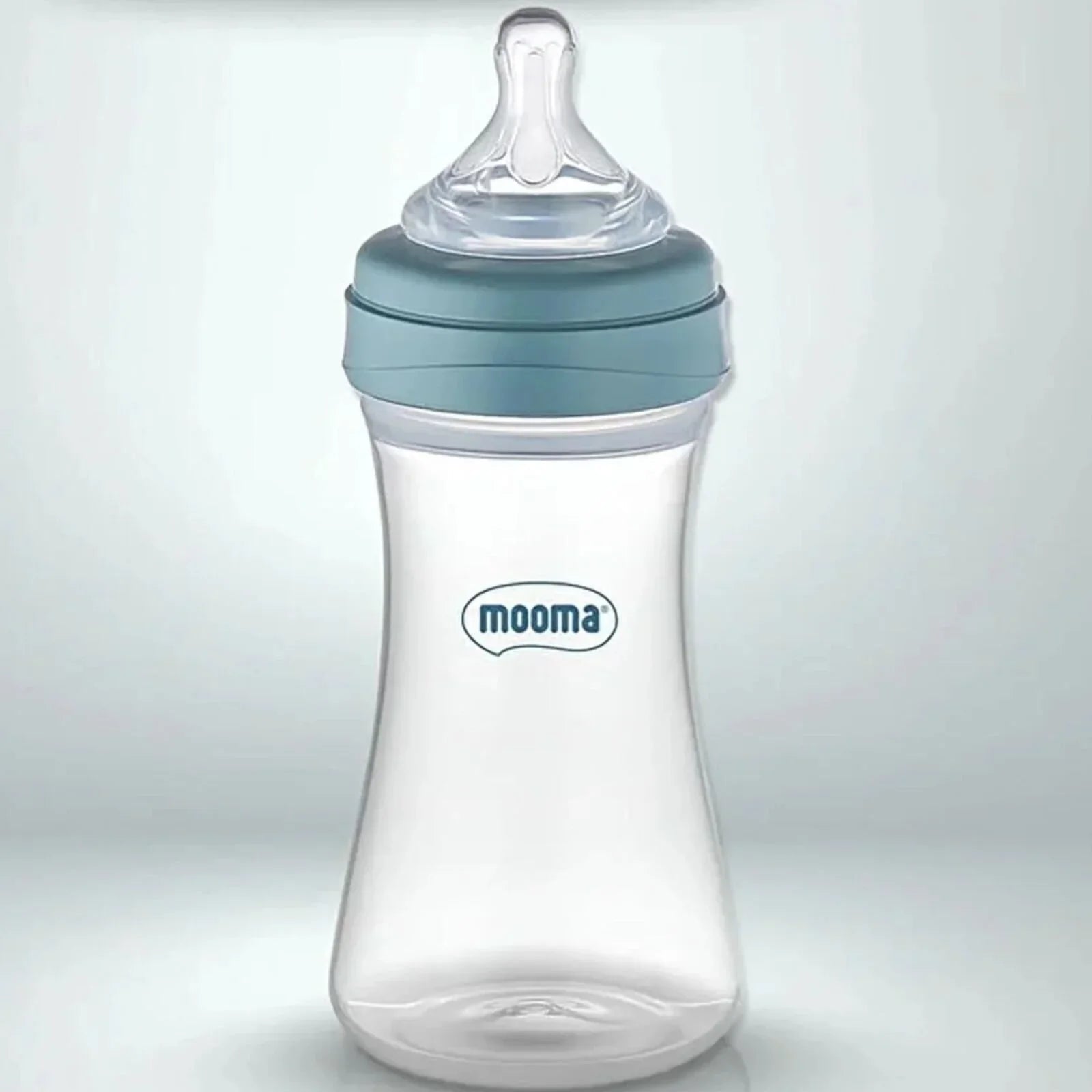 Mooma Kindy Bottle Fast Flow 18+ months 250ml - Ball Blue - mezetto ebebek ebebek