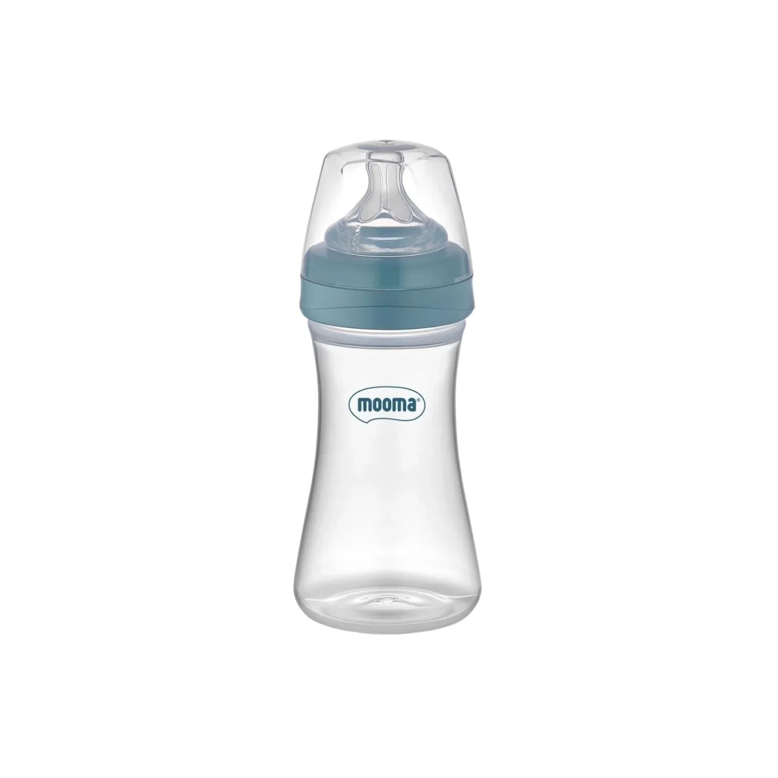 Mooma Kindy Bottle Fast Flow 18+ months 250ml - Ball Blue - mezetto ebebek ebebek