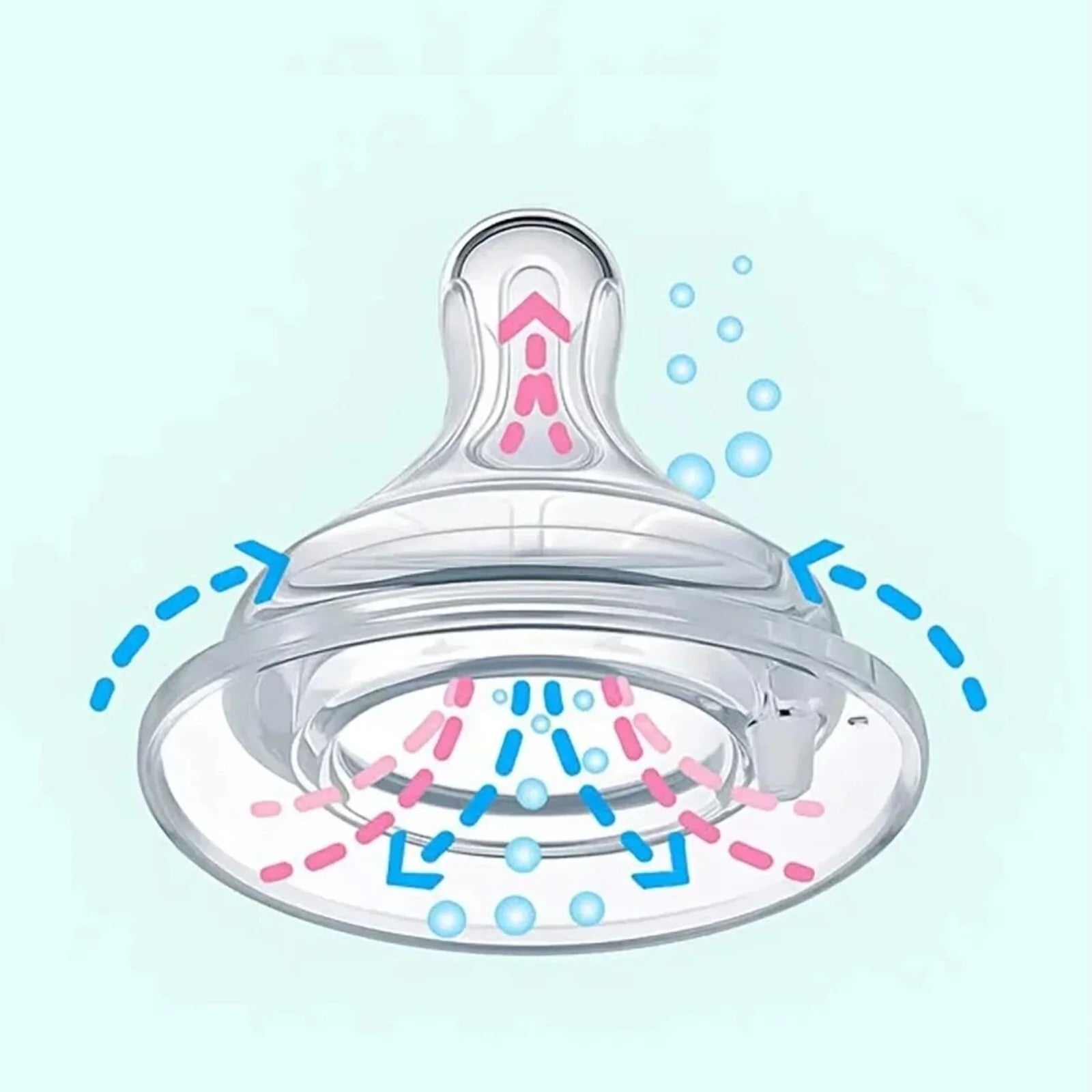 Mooma Kindy Bottle Fast Flow 18+ months 250ml - Ball Blue - mezetto ebebek ebebek