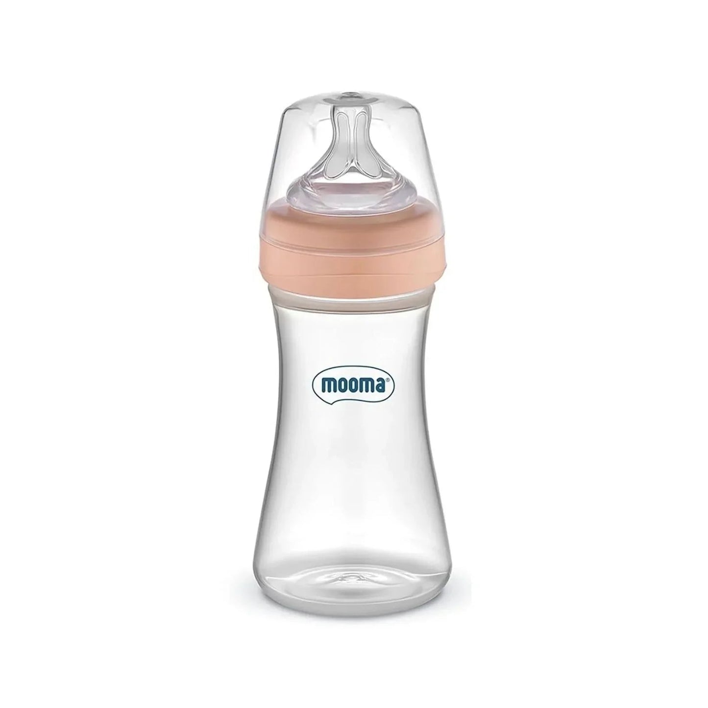 Mooma Kindy Bottle Fast Flow 18+ months 250ml - Old Rose - mezetto ebebek ebebek