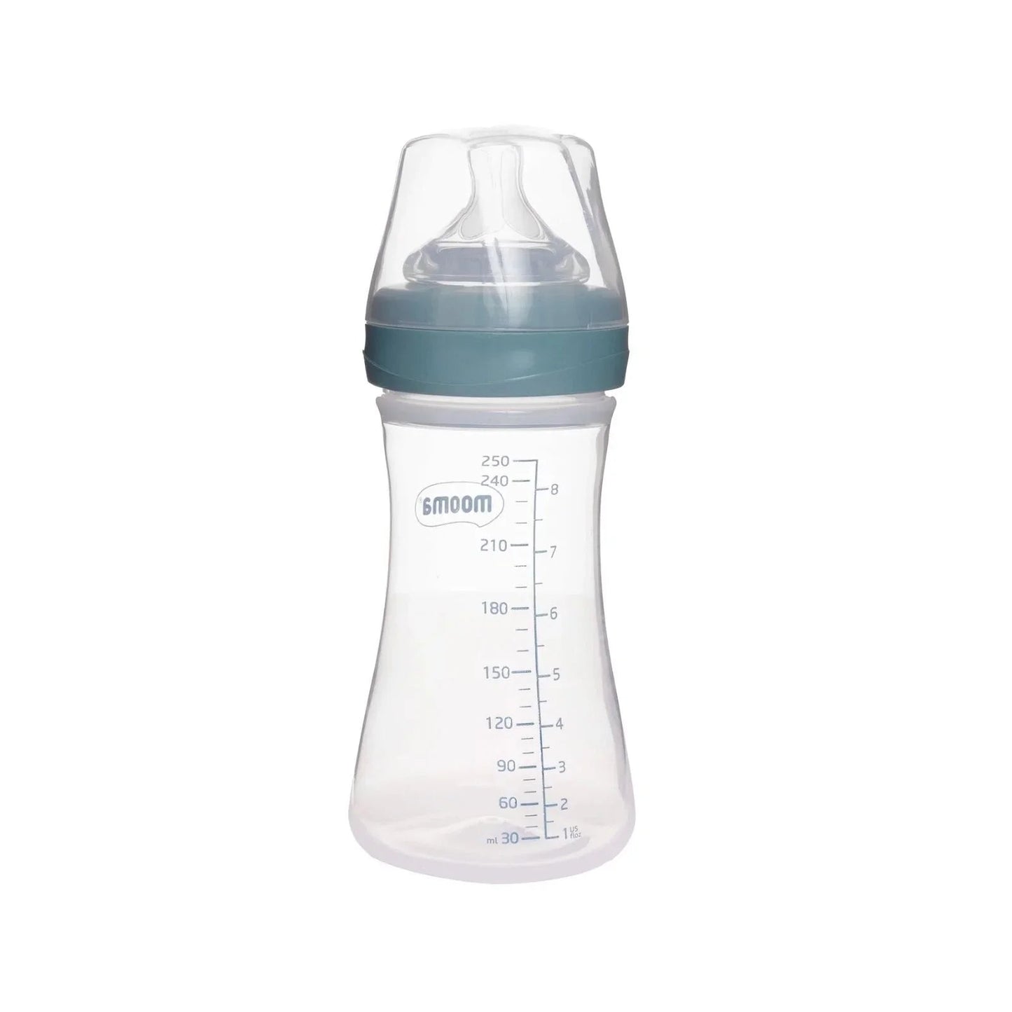Mooma Kindy Bottle Medium Flow 6 - 18 months 250ml - Ball Blue - mezetto ebebek ebebek