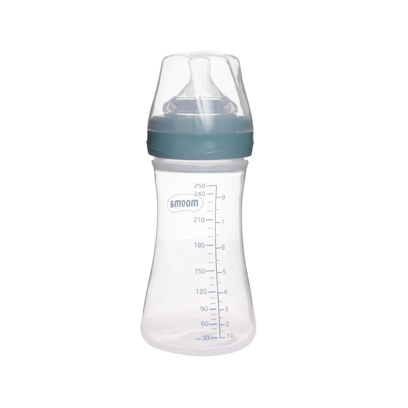 Mooma Kindy Bottle Medium Flow 6 - 18 months 250ml - Ball Blue - mezetto ebebek ebebek