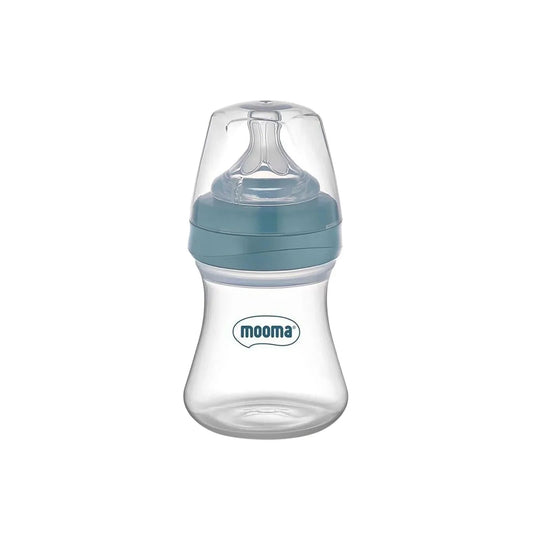 Mooma Kindy Bottle Slow Flow 0 - 6 months 150ml - Ball Bue - mezetto ebebek ebebek