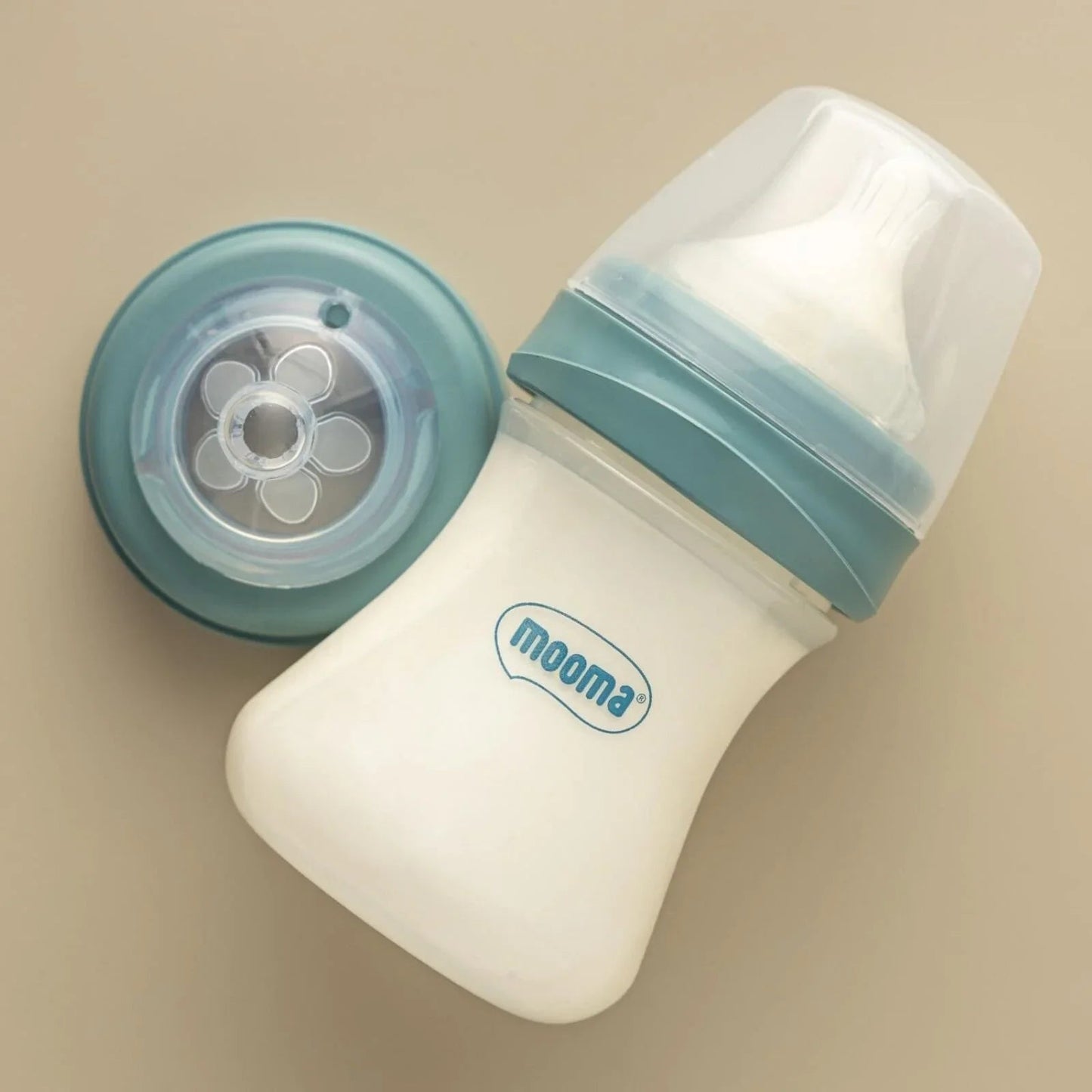 Mooma Kindy Bottle Slow Flow 0 - 6 months 150ml - Ball Bue - mezetto ebebek ebebek