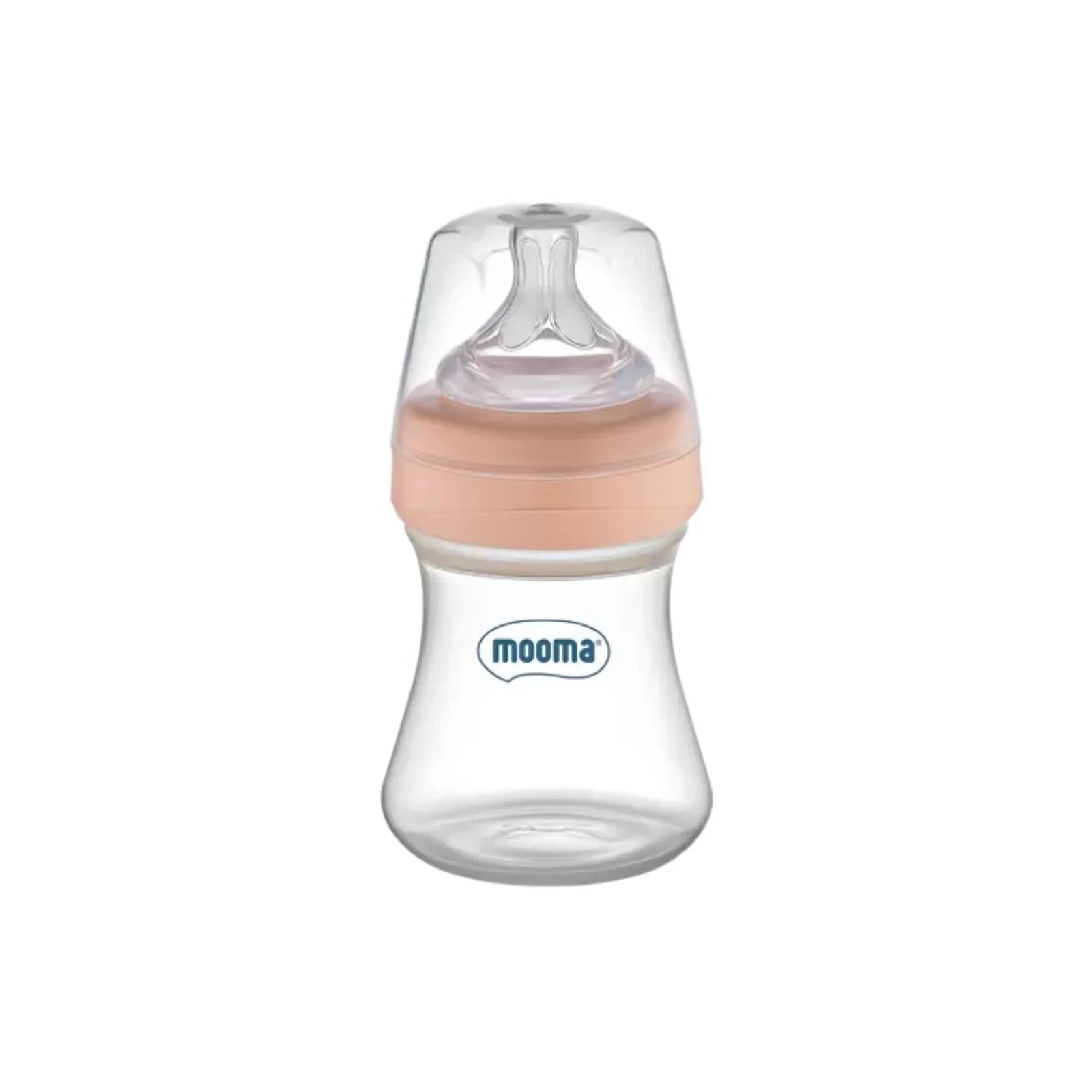 Mooma Kindy Bottle Slow Flow 0 - 6 months 150ml - Old Rose - mezetto ebebek ebebek