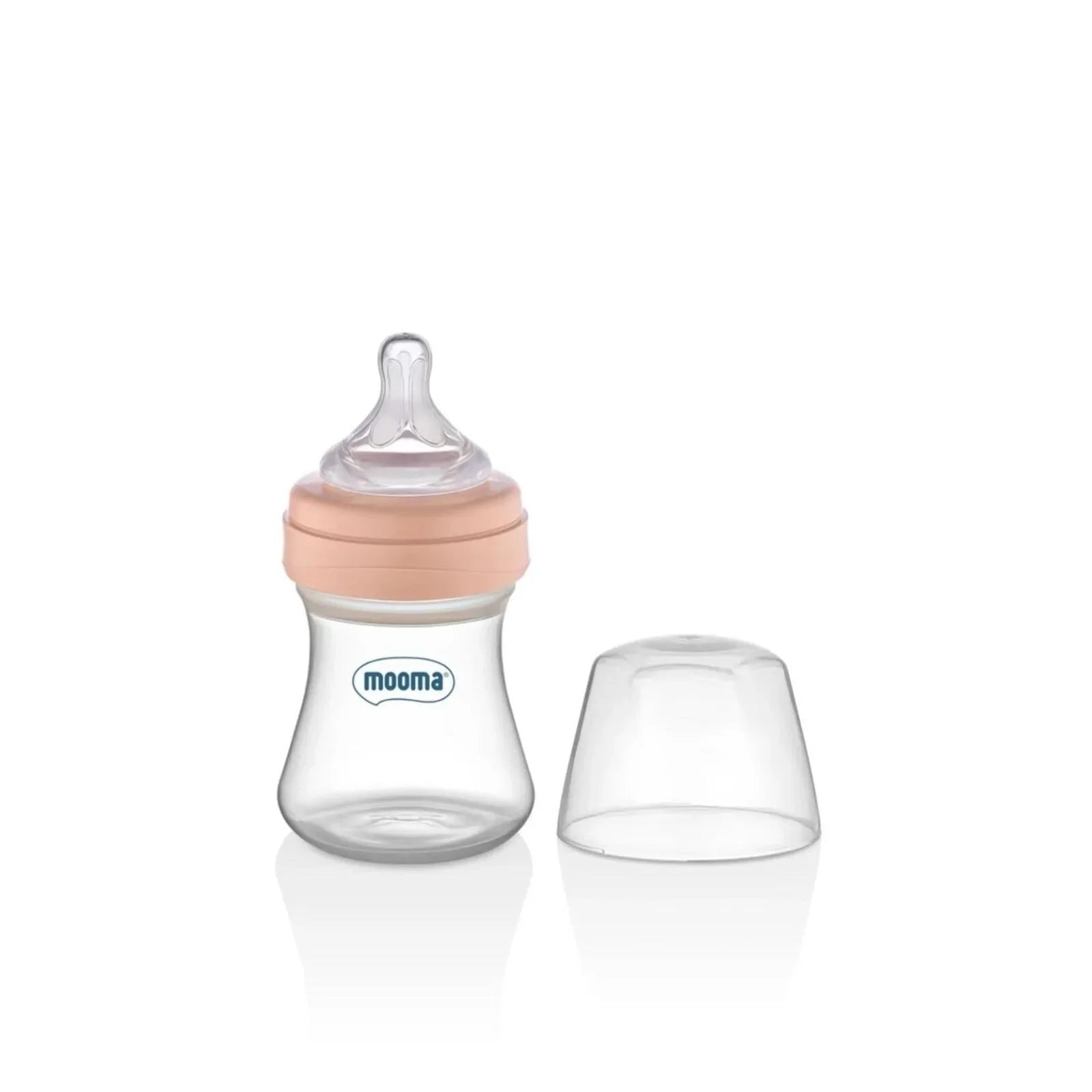 Mooma Kindy Feeding Bottle Starter Set - Old Rose - mezetto ebebek ebebek